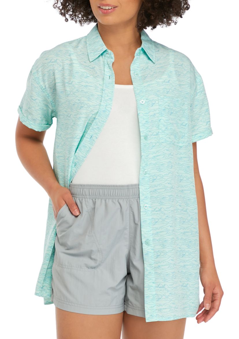 Womens Button Front Shirt