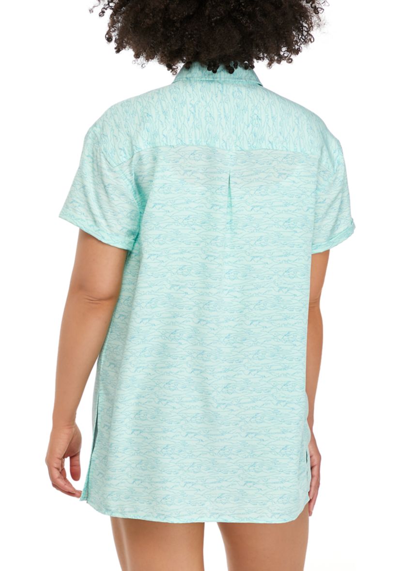 Womens Button Front Shirt