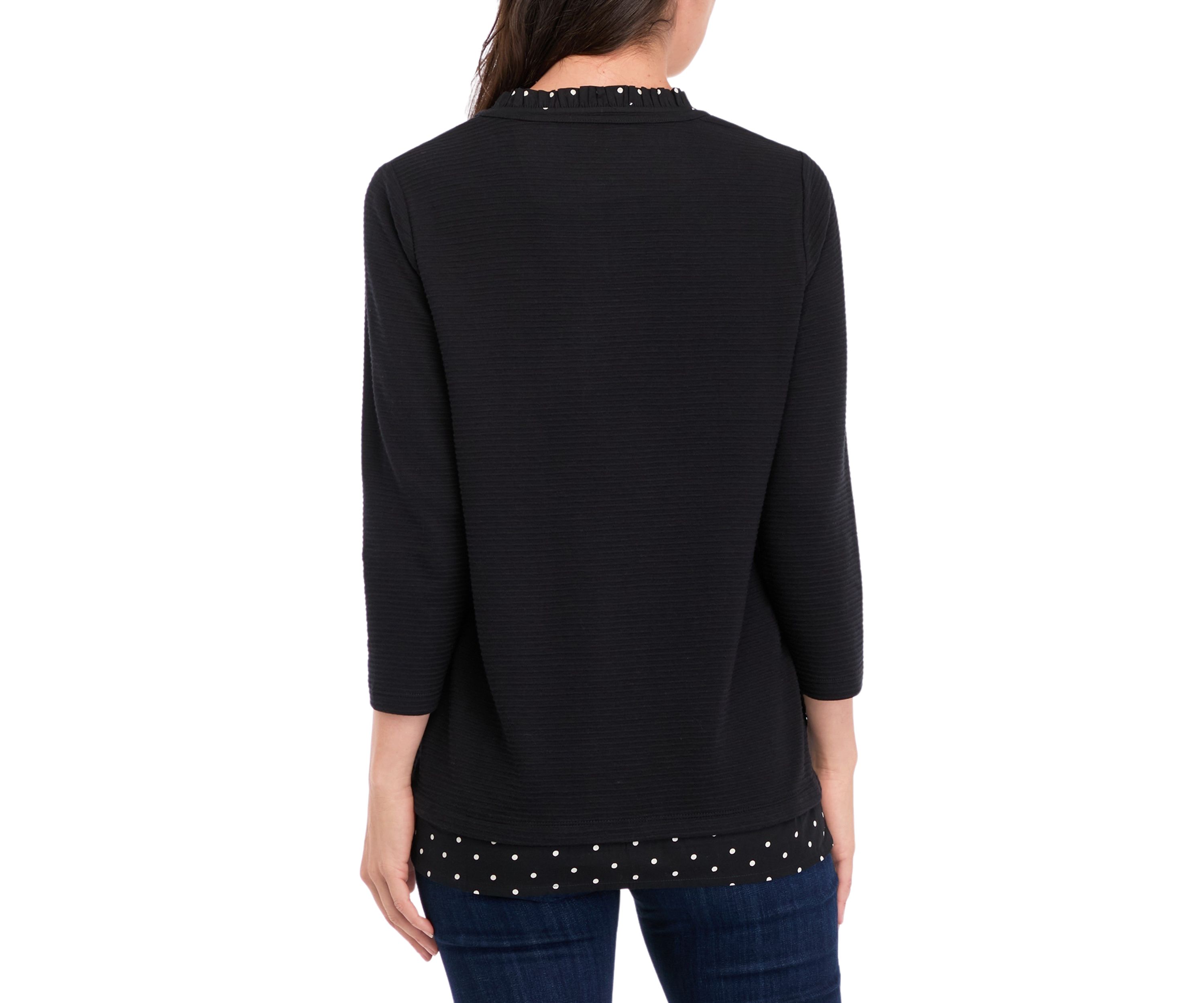 Petite 2Fer Ottoman Texture Top 