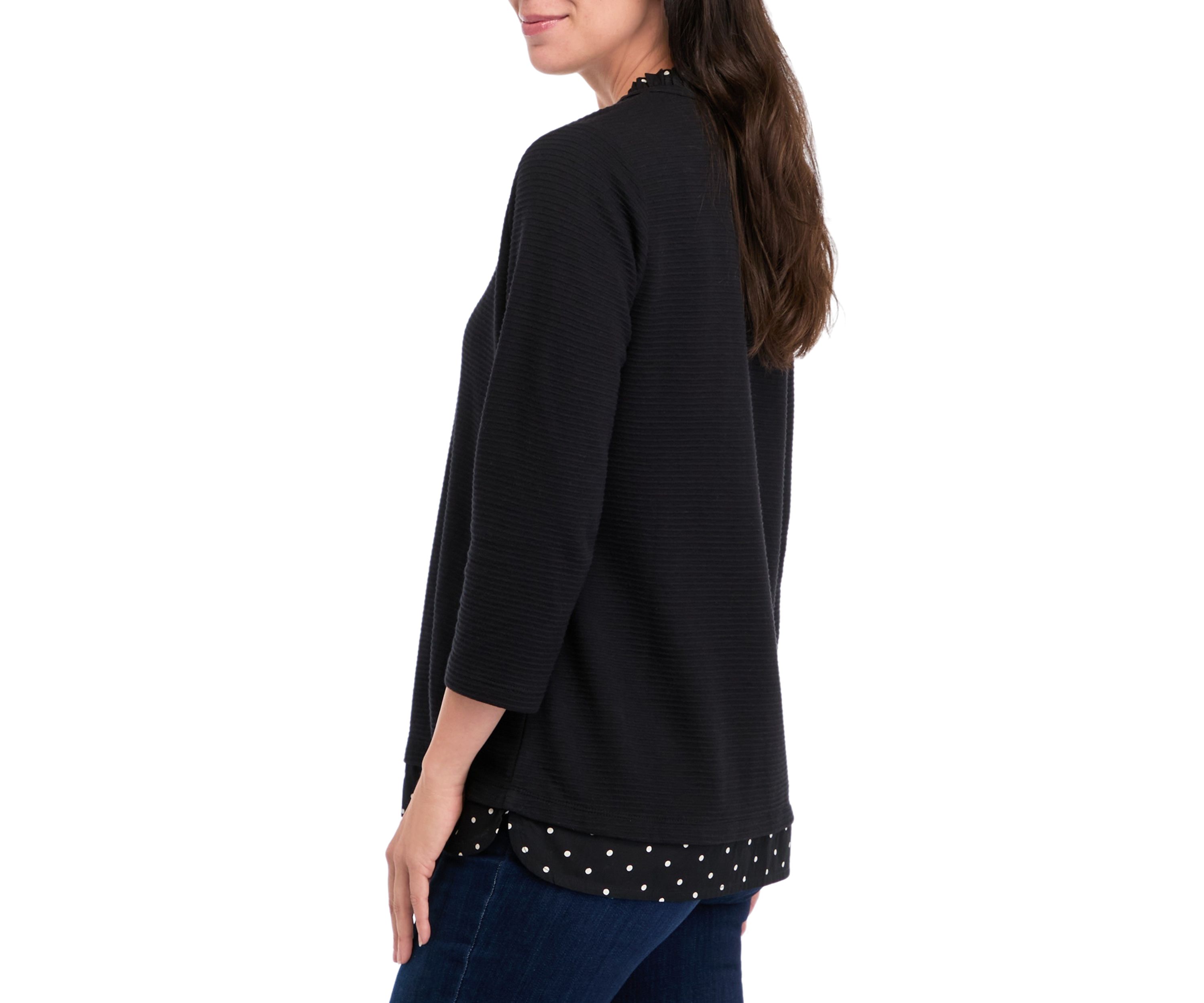 Petite 2Fer Ottoman Texture Top 