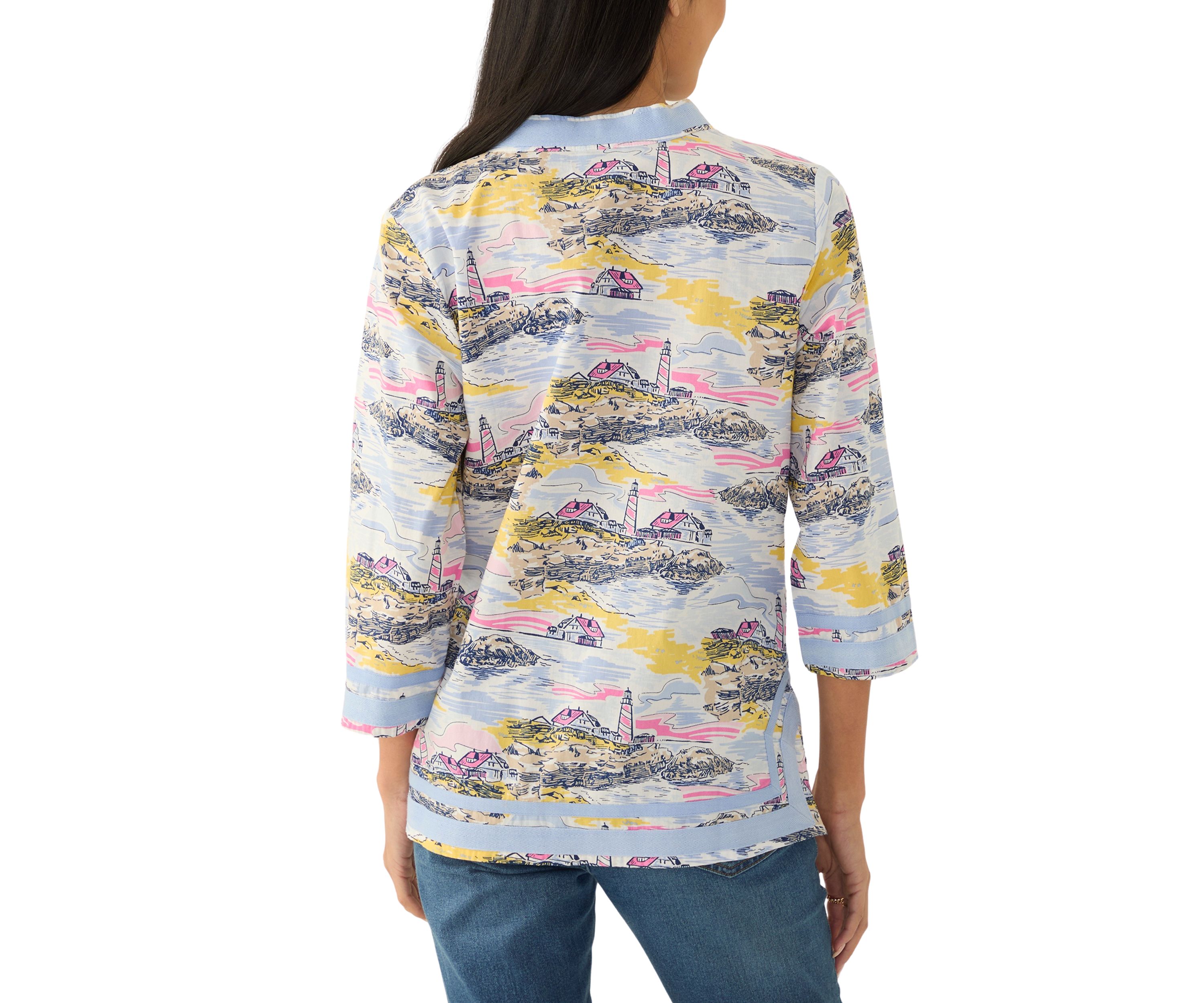 Petite Printed Woven Kurta