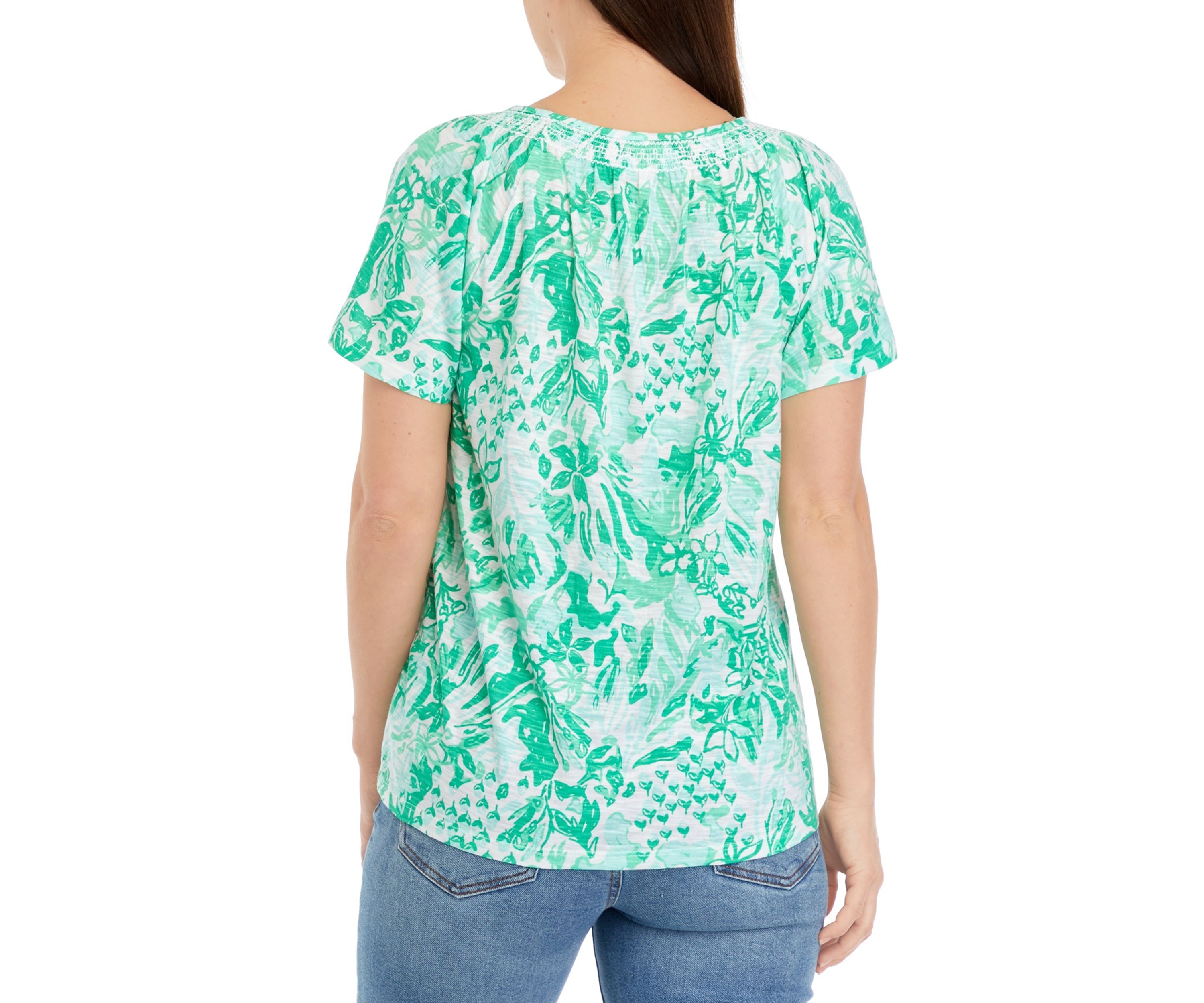 Womens Short Sleeve Printed T-Shirt