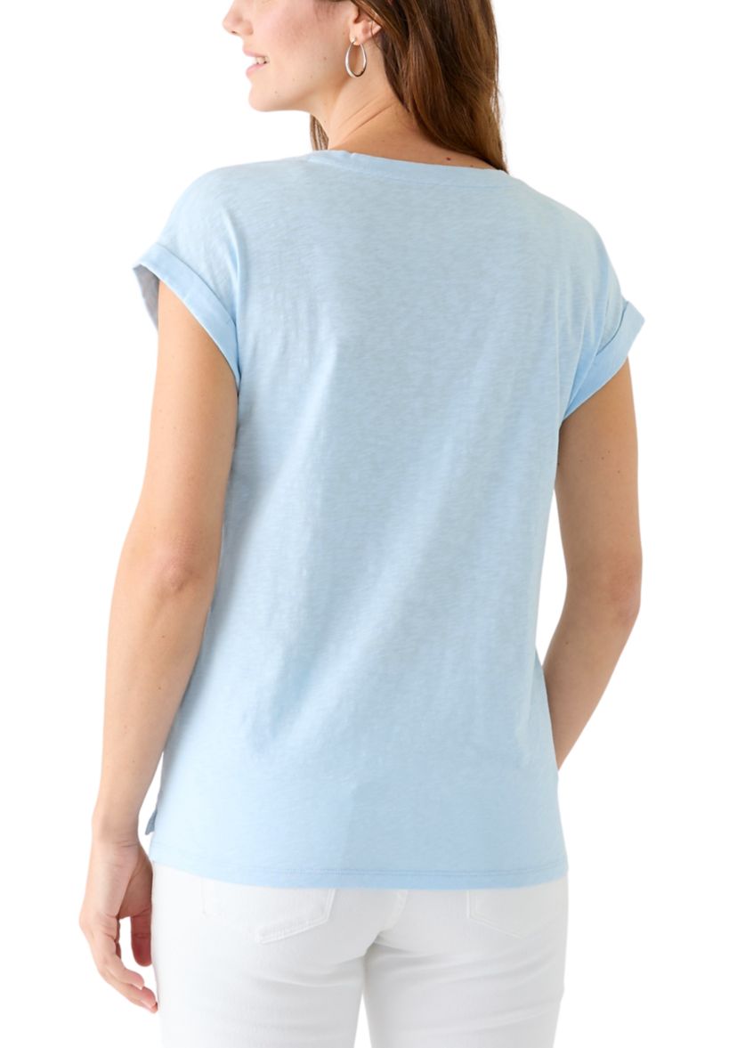 Womens Embroidered Detail T-Shirt