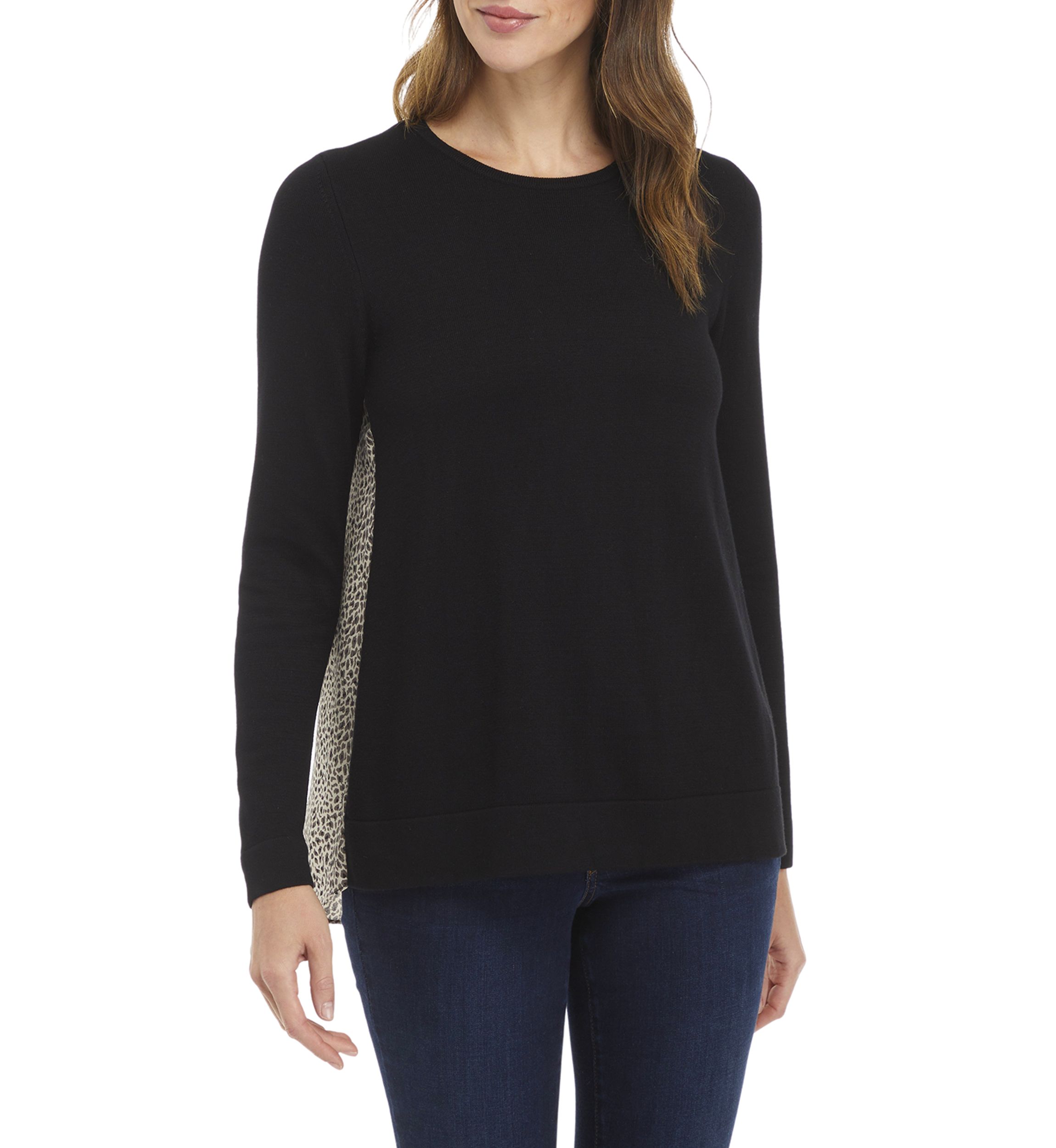 2Fer Woven Sweater