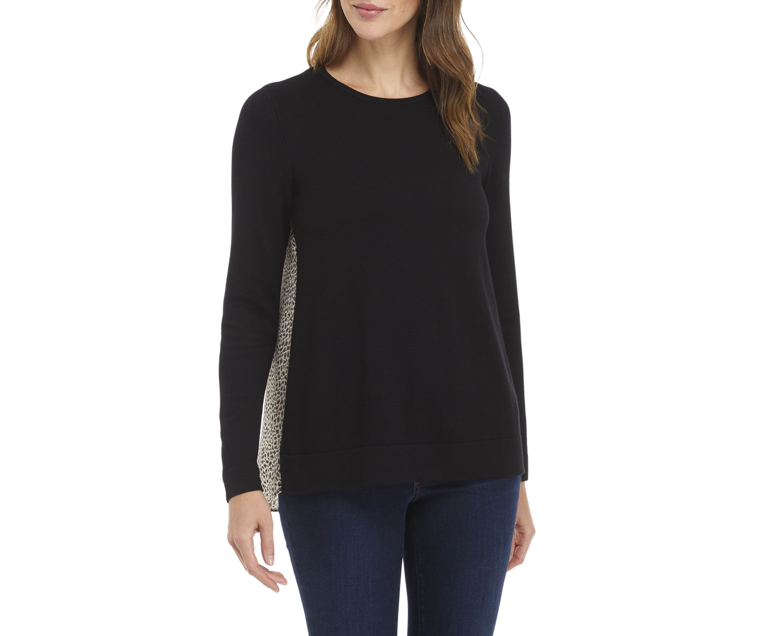 2Fer Woven Sweater