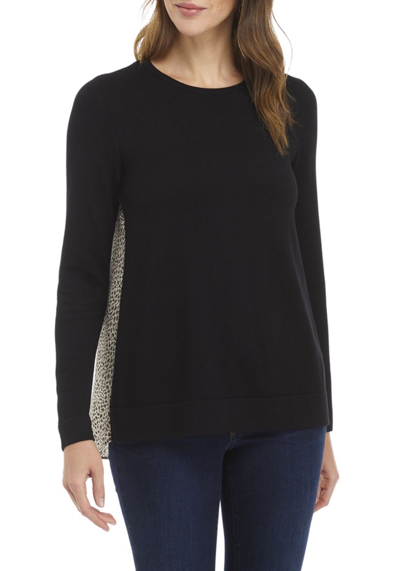 2Fer Woven Sweater