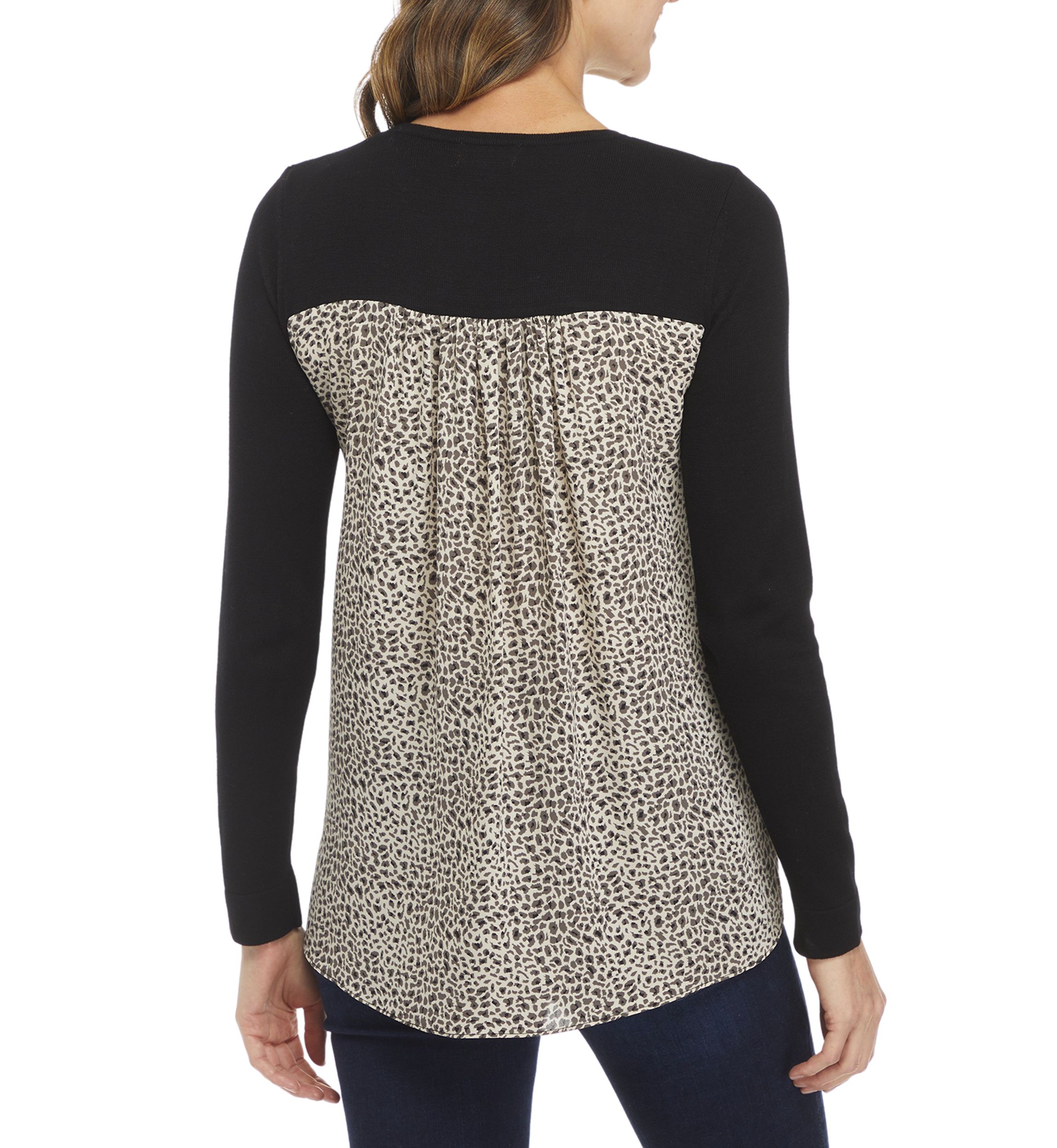 2Fer Woven Sweater