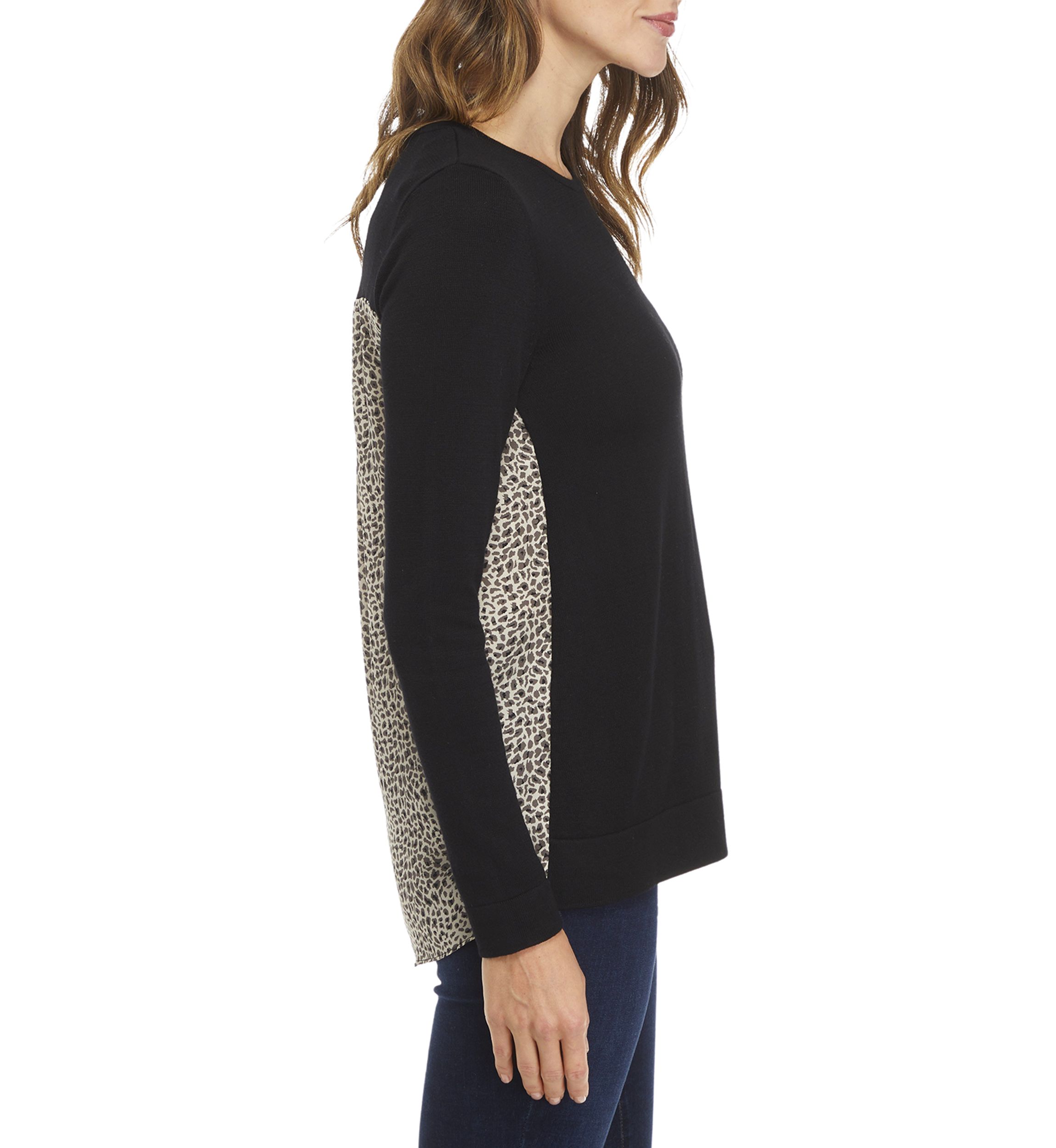 2Fer Woven Sweater