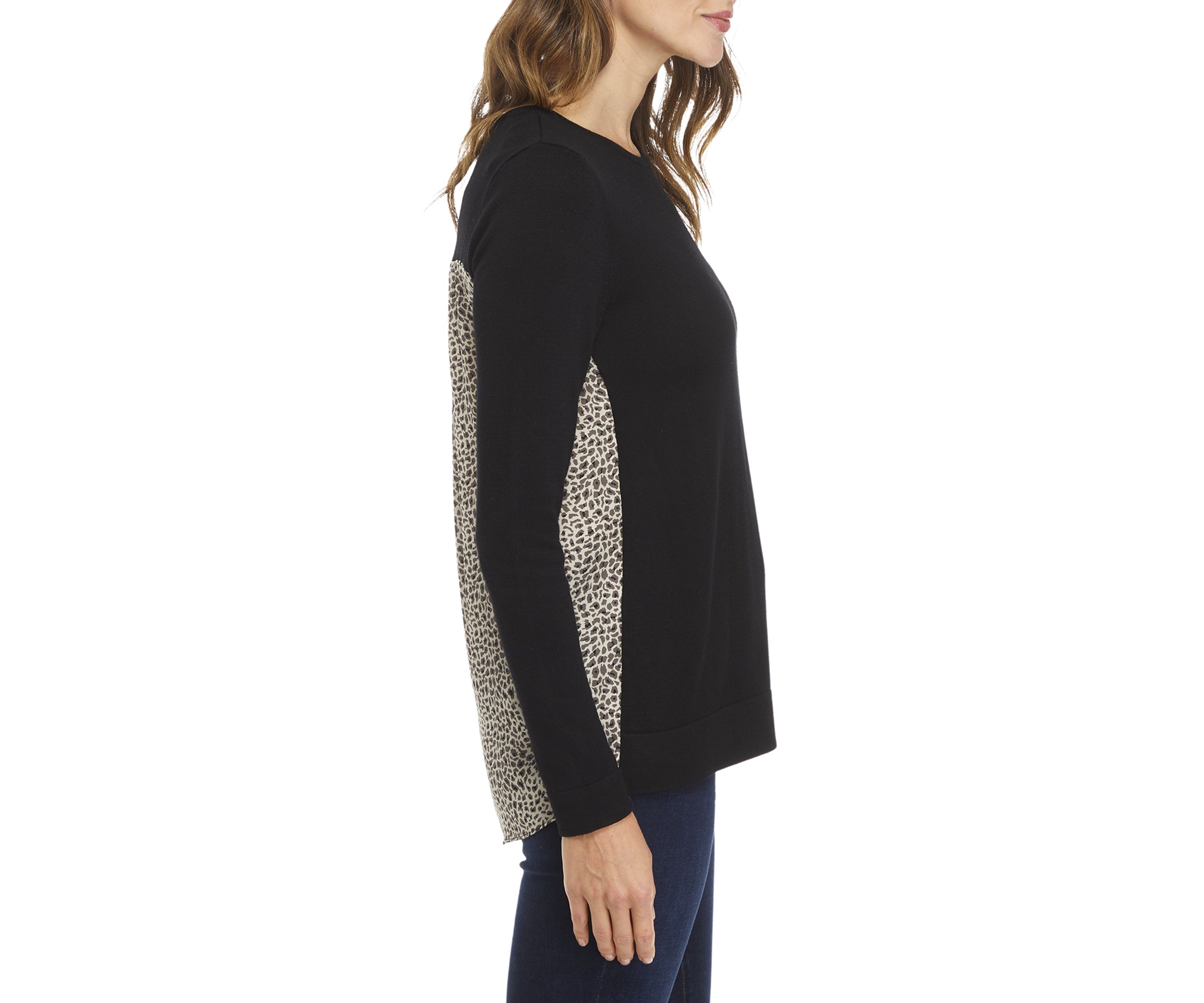 2Fer Woven Sweater