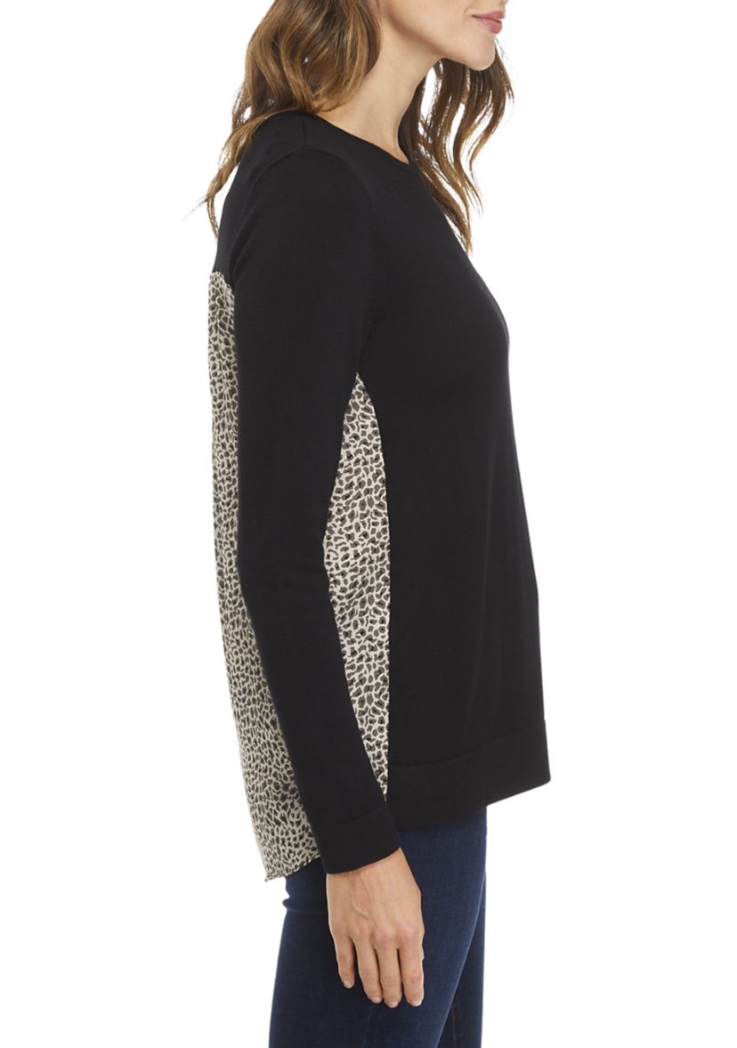 2Fer Woven Sweater