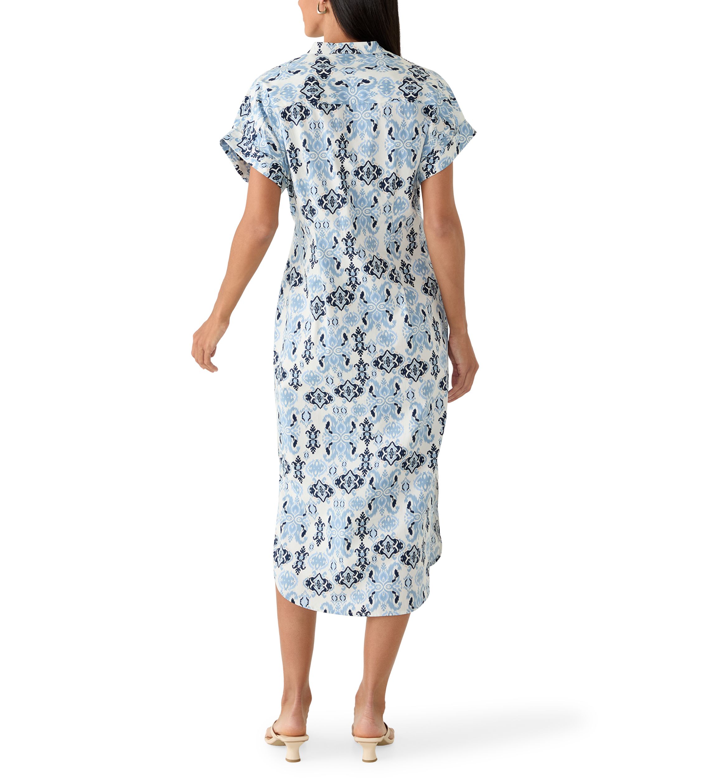 short sleeve house dresses Timegard House Dresses for Women with Pockets Cap Sleeve Crewneck Casual Solid Color Dresses Summer