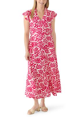 hampton tiered midi dress WAYF Hampton Tiered Midi Dress