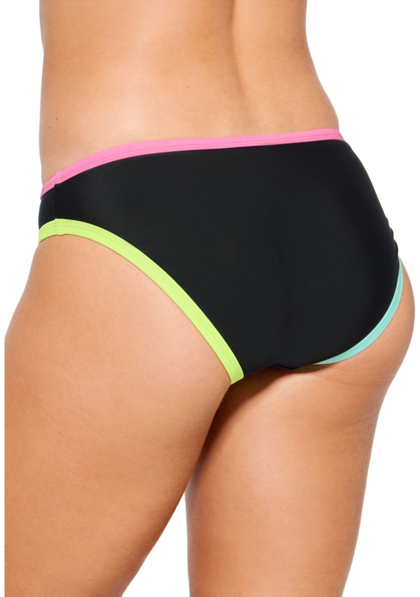 Color Block Hipster Swim Bottoms