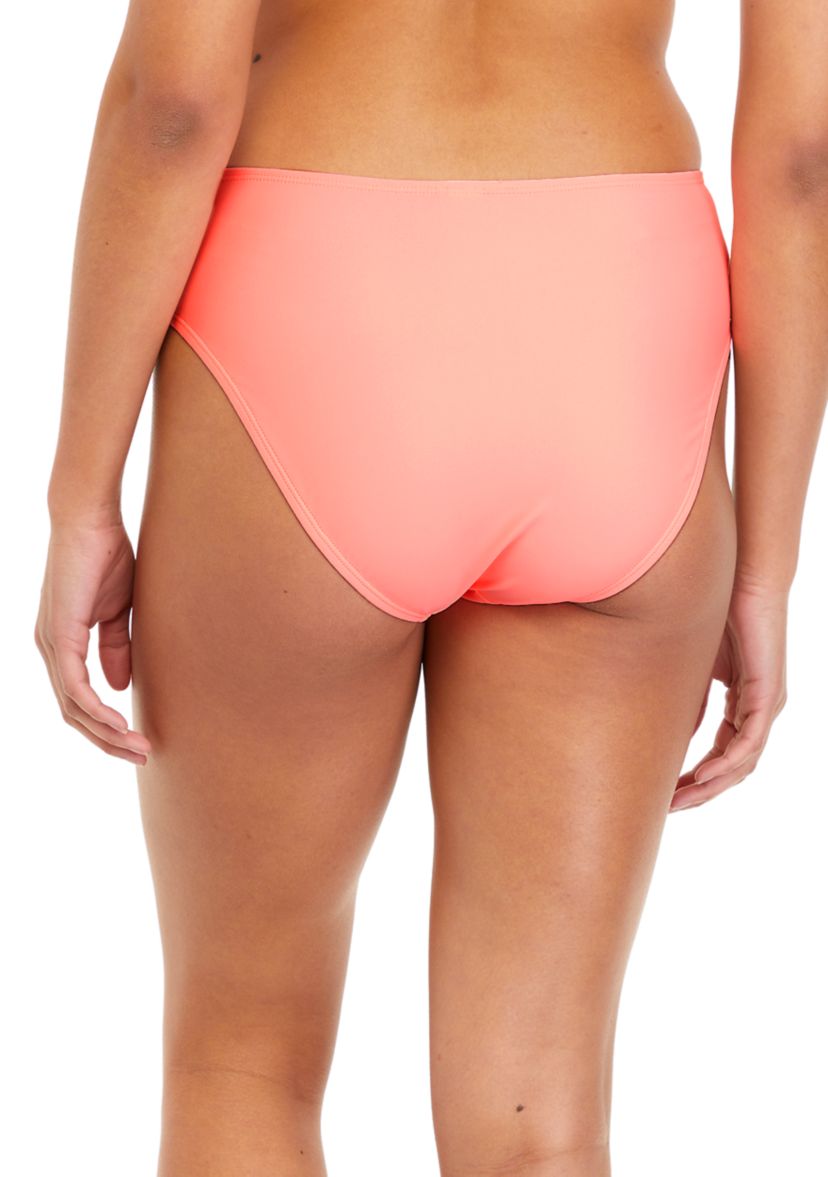 Color Block High Waist Swim Bottoms