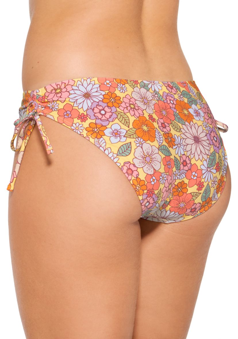 Flower Child Cinched Side Tie Swim Bottoms