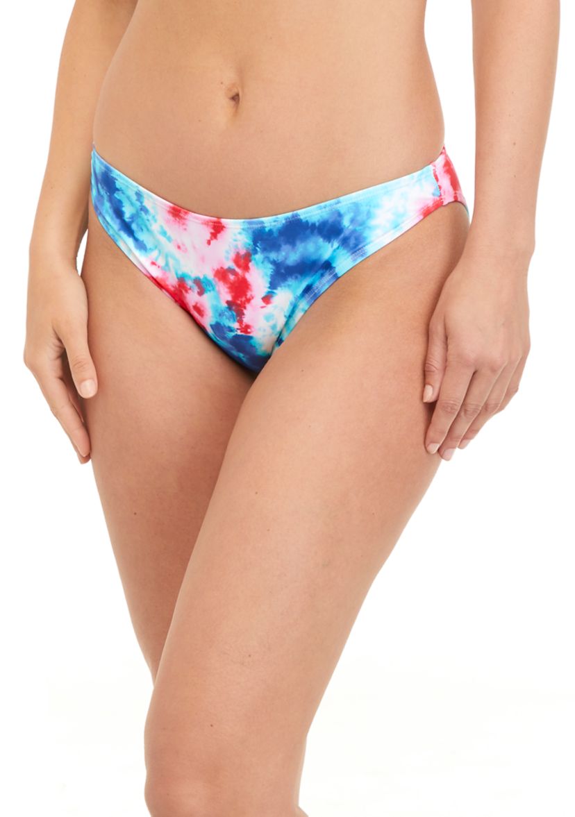 Fireworks Tie Dye Hipster Swim Bottoms 