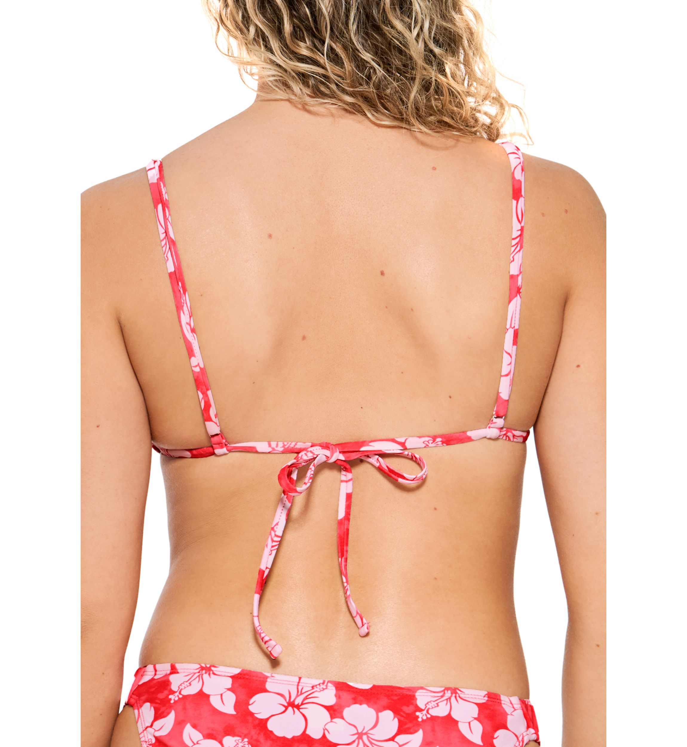 Hibiscus Ruched Side Bralette Swim Top