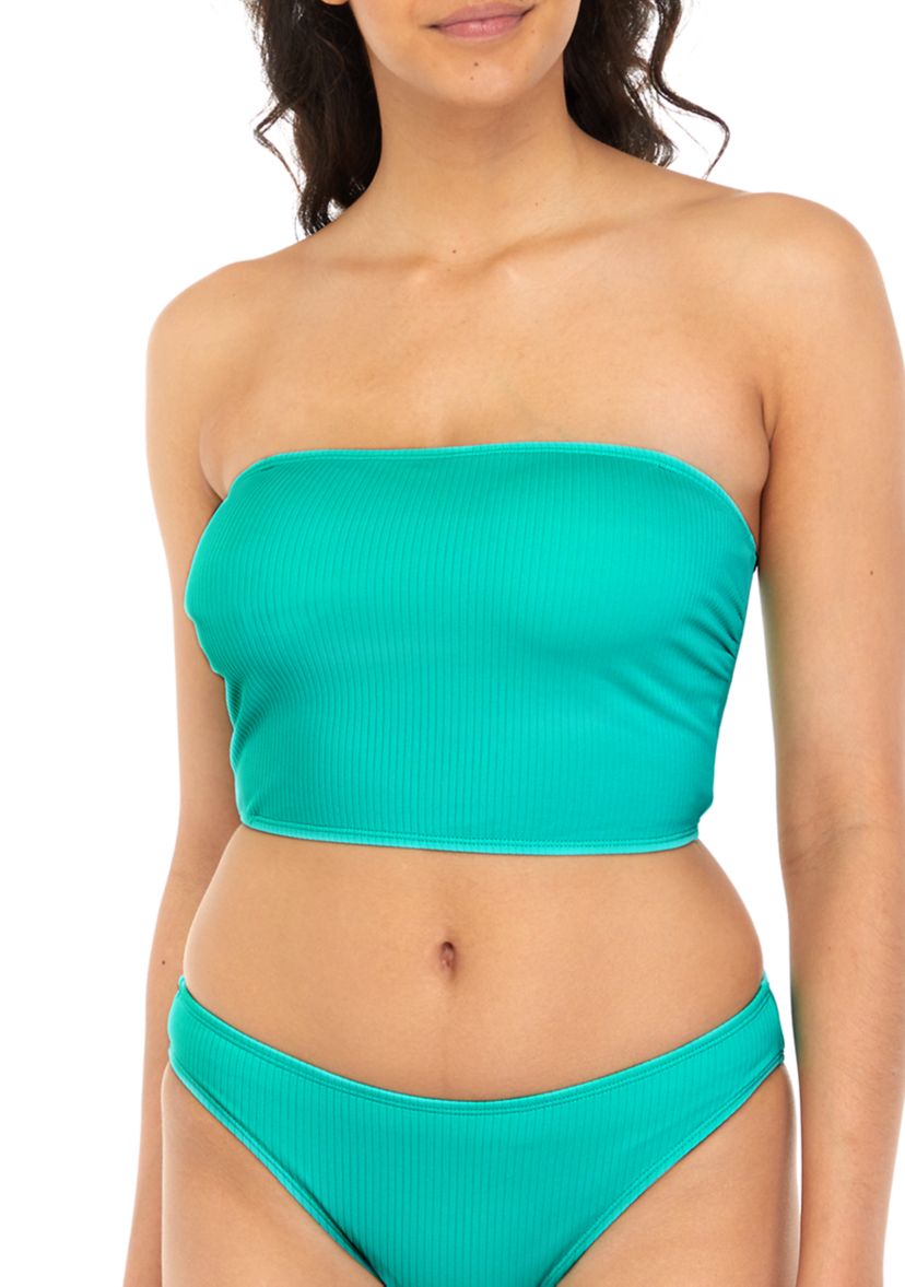 Ribbed Midkini Swim Top 