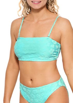 Juniors' SO® Tropical Strappy-Back Bikini Top