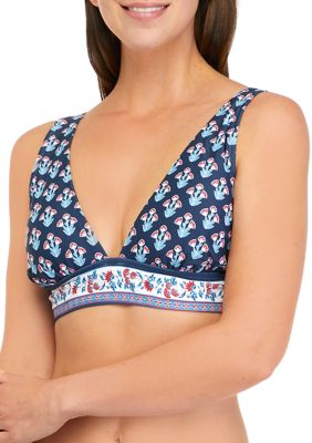 LILY SHORT SLEEVE BIKINI TOP | BLACK WHITE