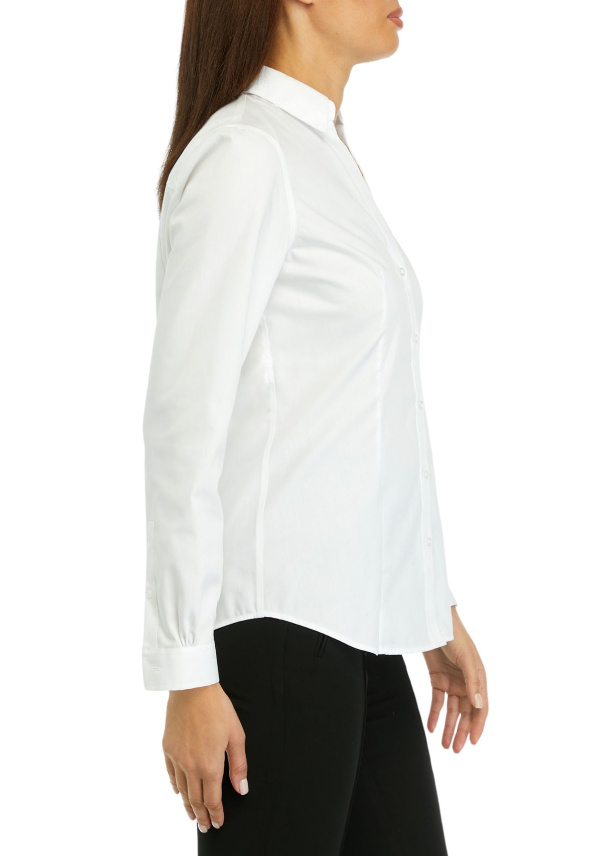 Petite Button Down Blouse