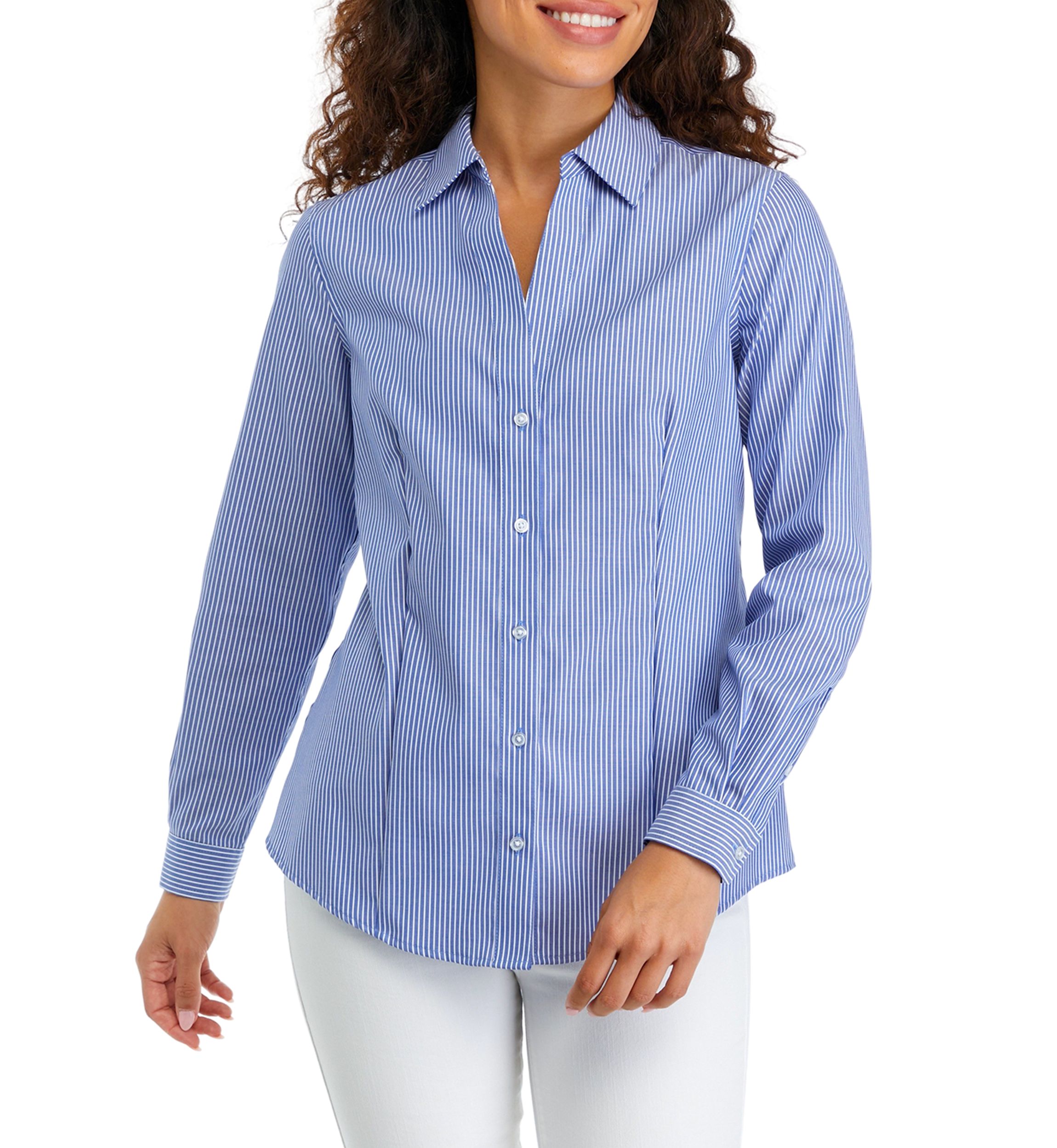 Petite Button Down Blouse