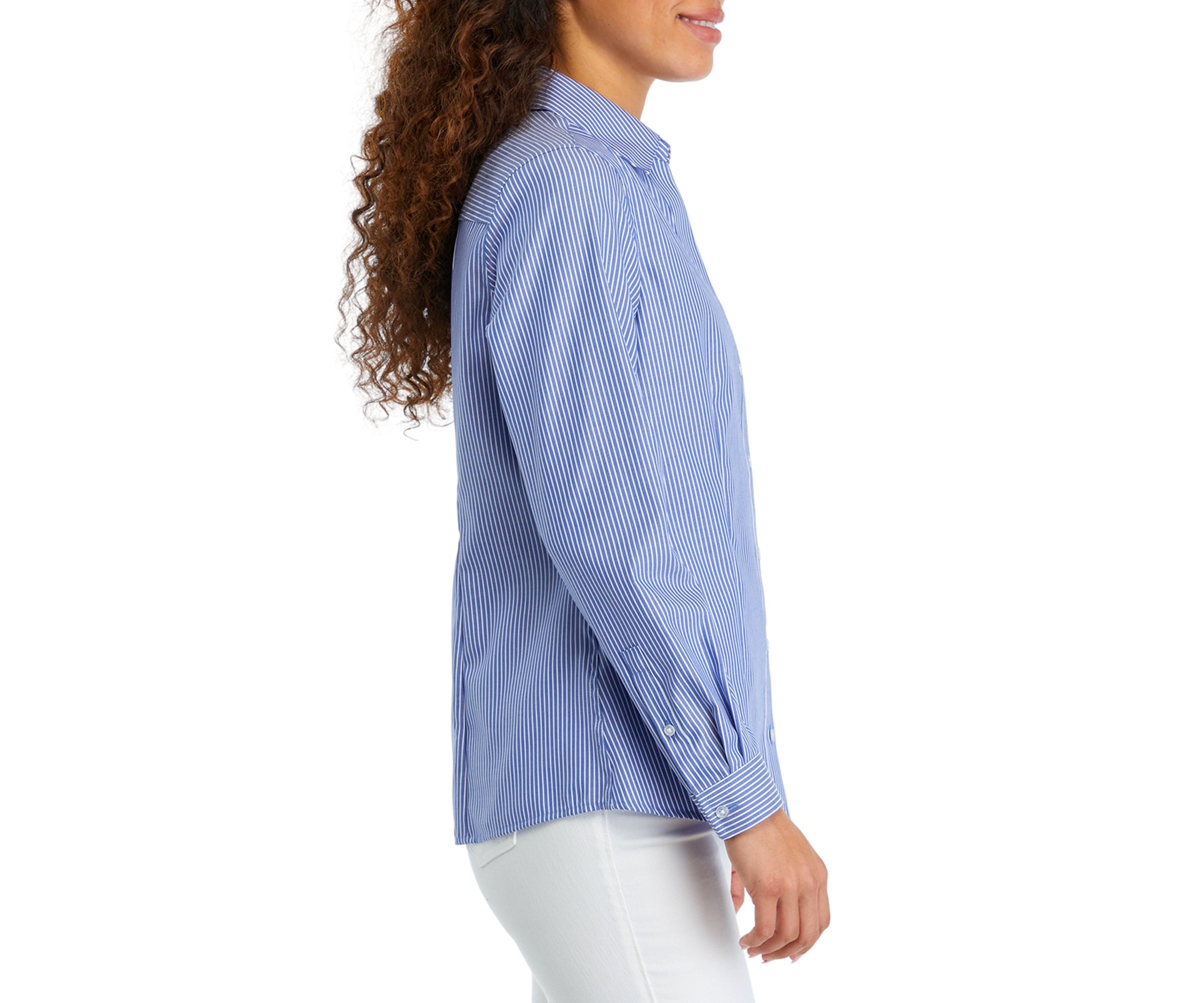 Petite Button Down Blouse