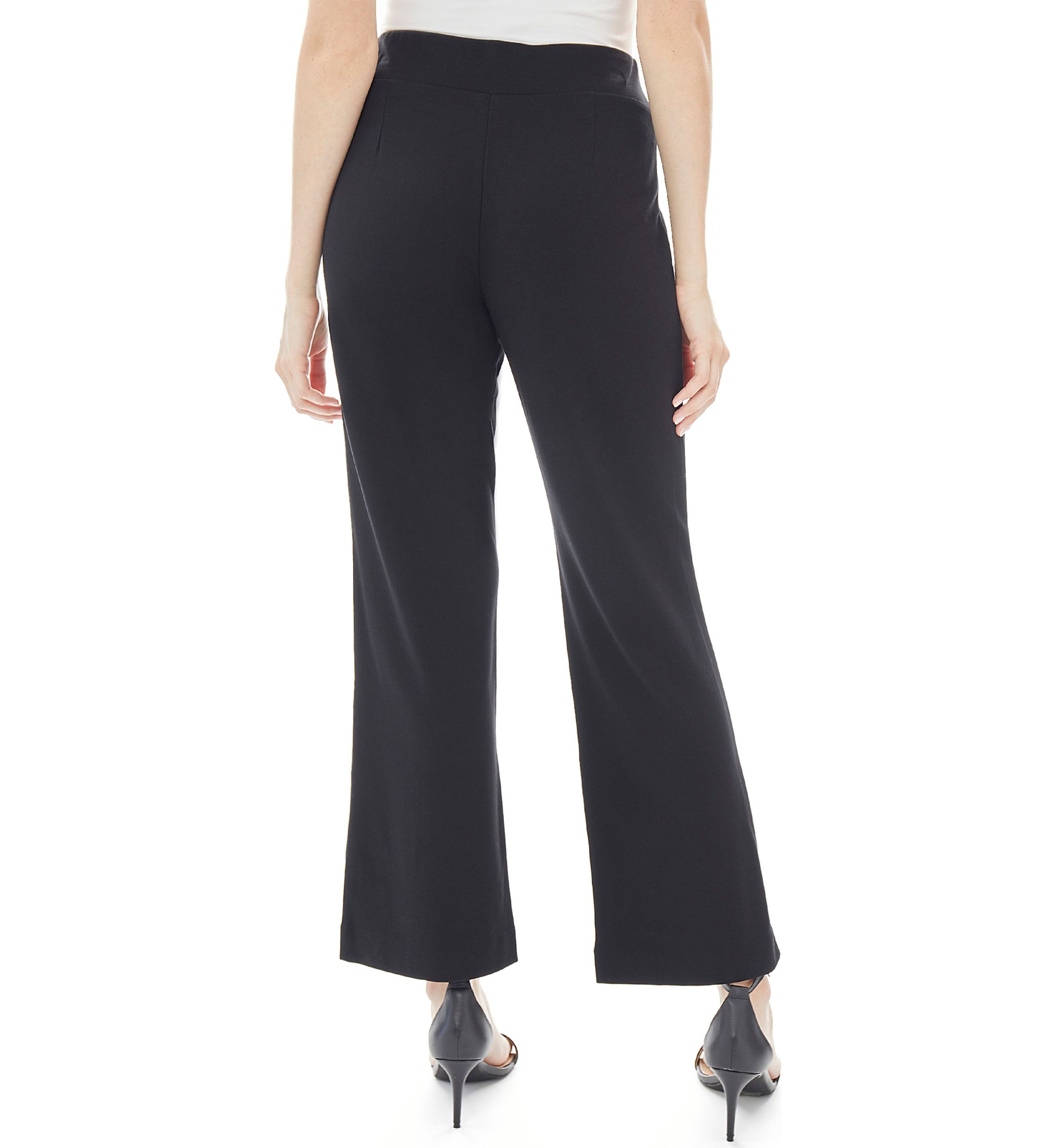 Womens Pull On Pintuck Trousers
