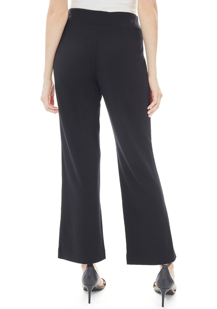 Womens Pull On Pintuck Trousers