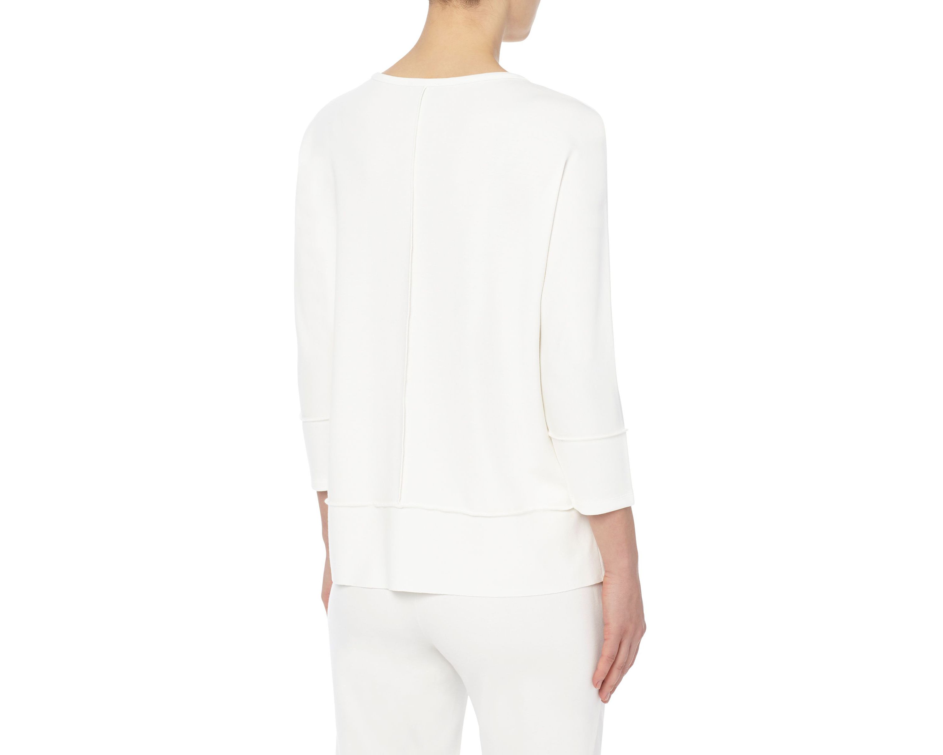 Serenity Knit 3/4 Dolman Sleeve Tunic with Seam Detail