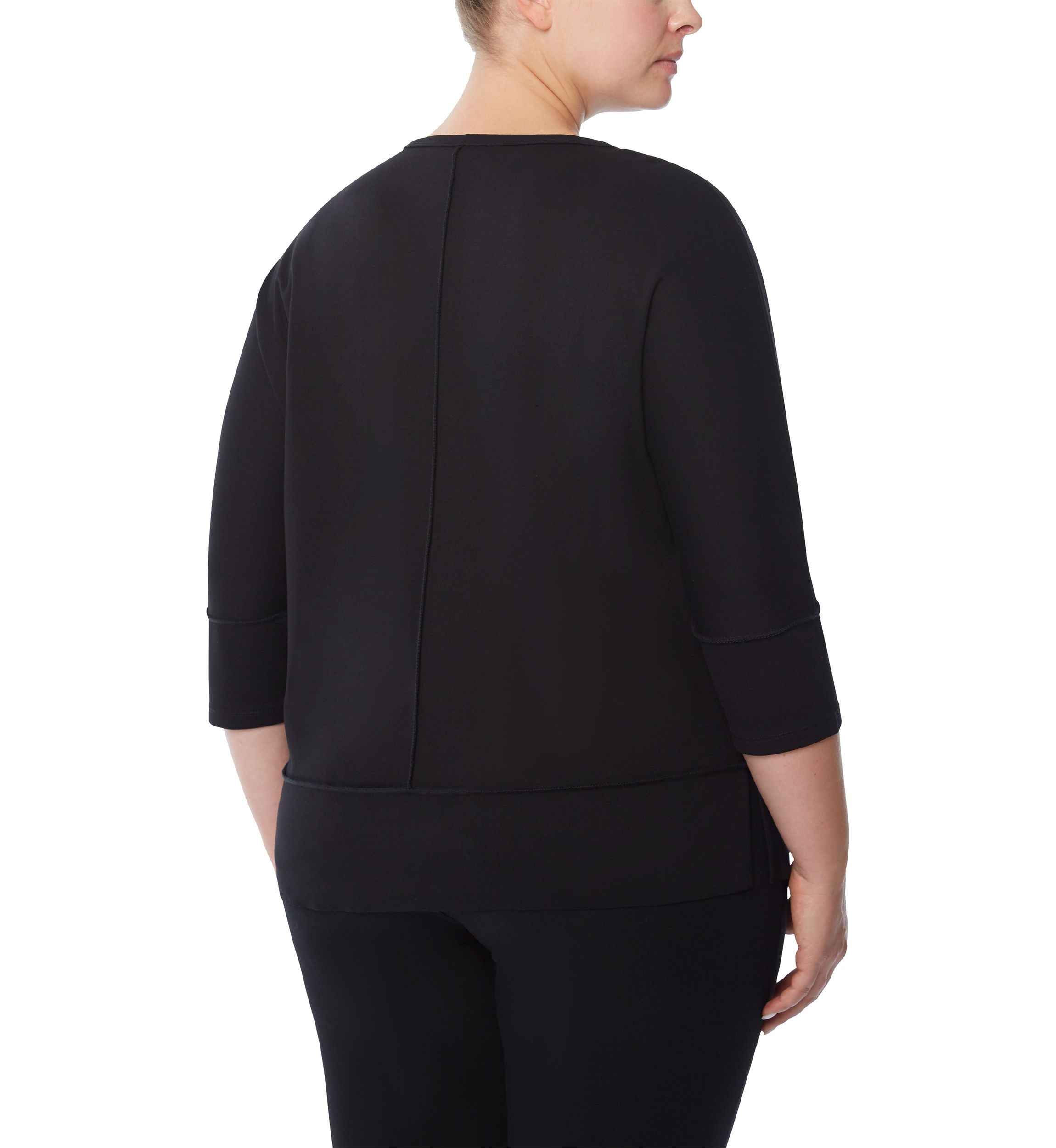 Plus Size Serenity Knit Seam Detail Tunic