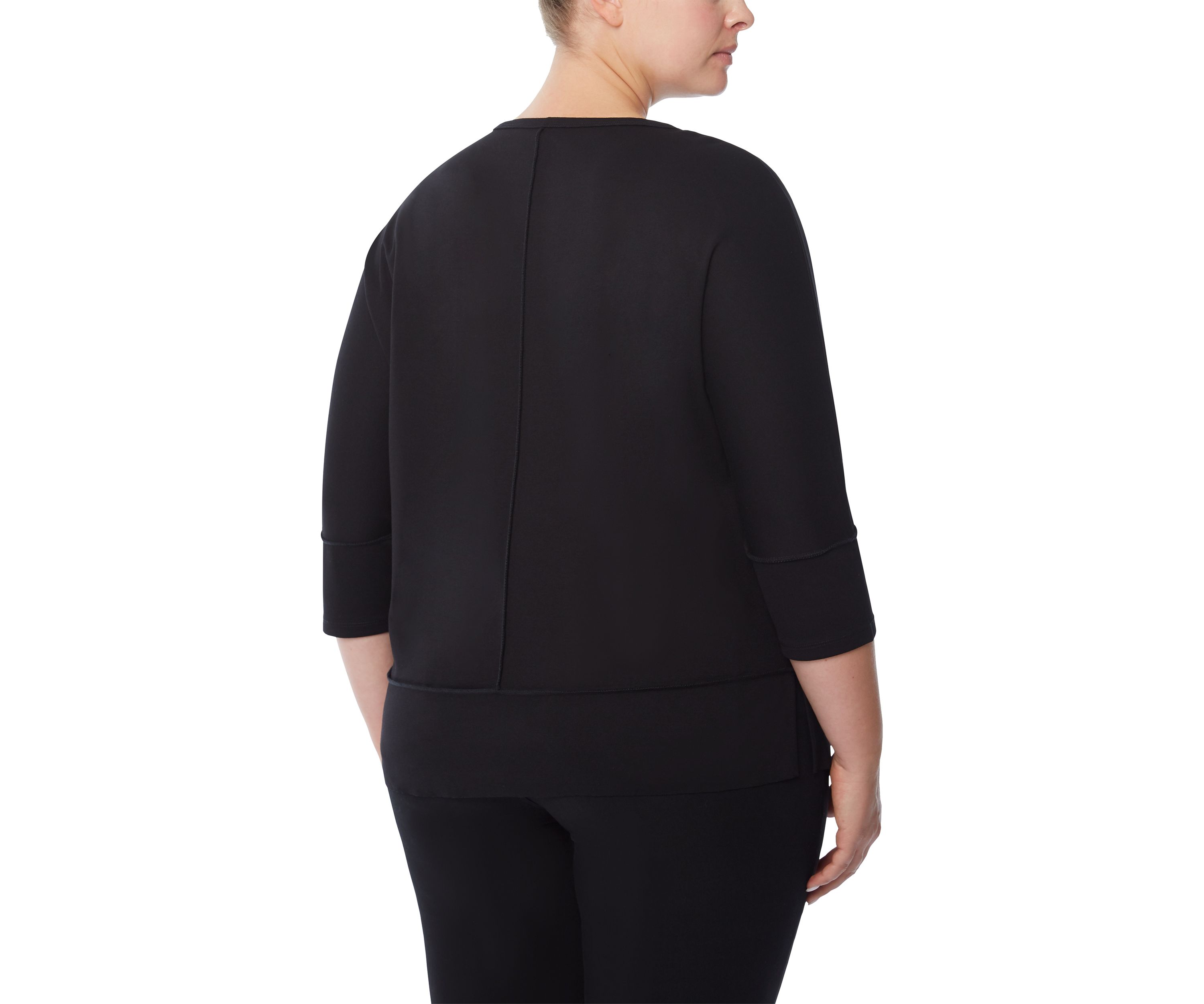 Plus Size Serenity Knit Seam Detail Tunic