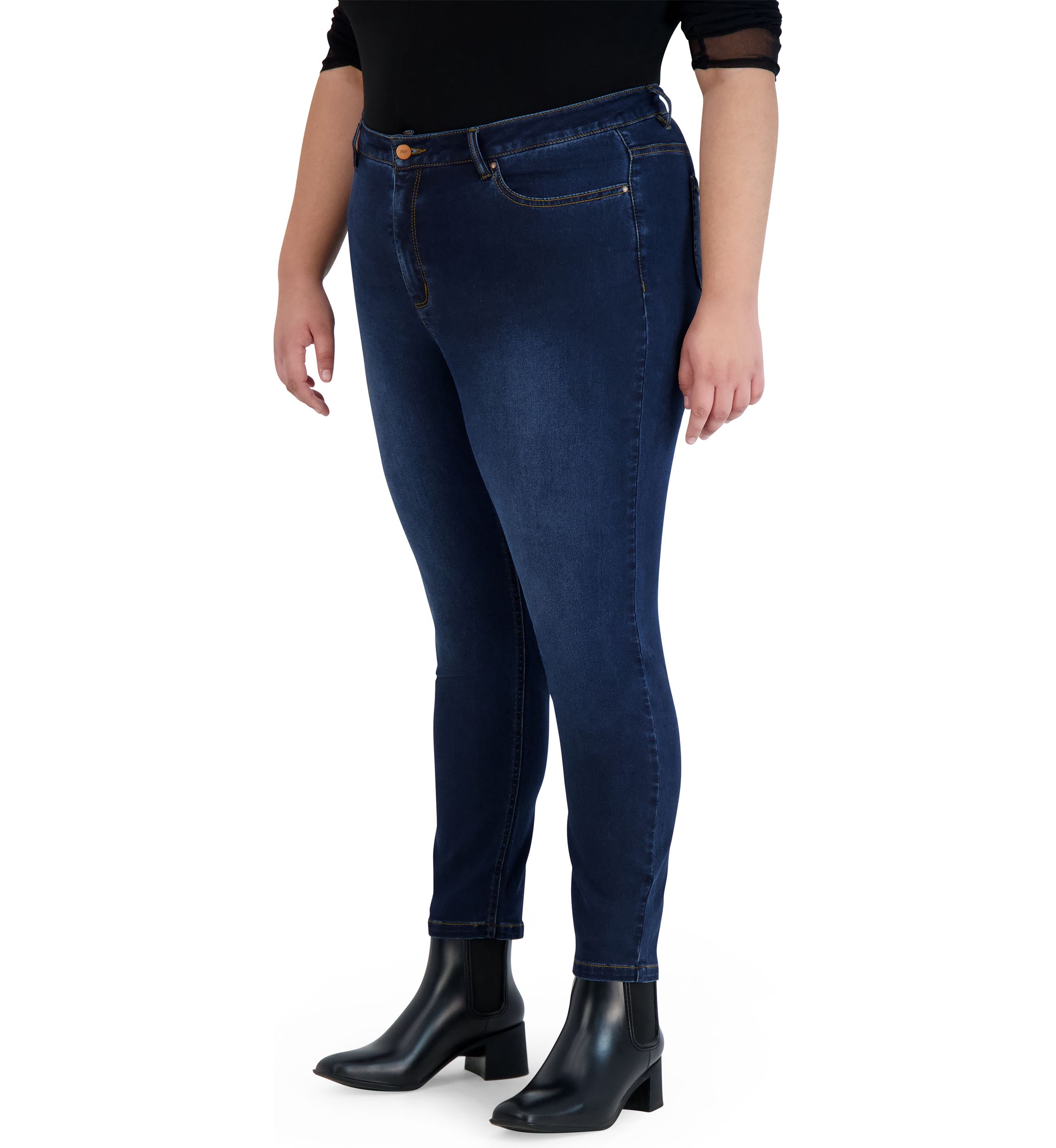 Plus Size High Rise Skinny Ankle Lexington Denim Jeans