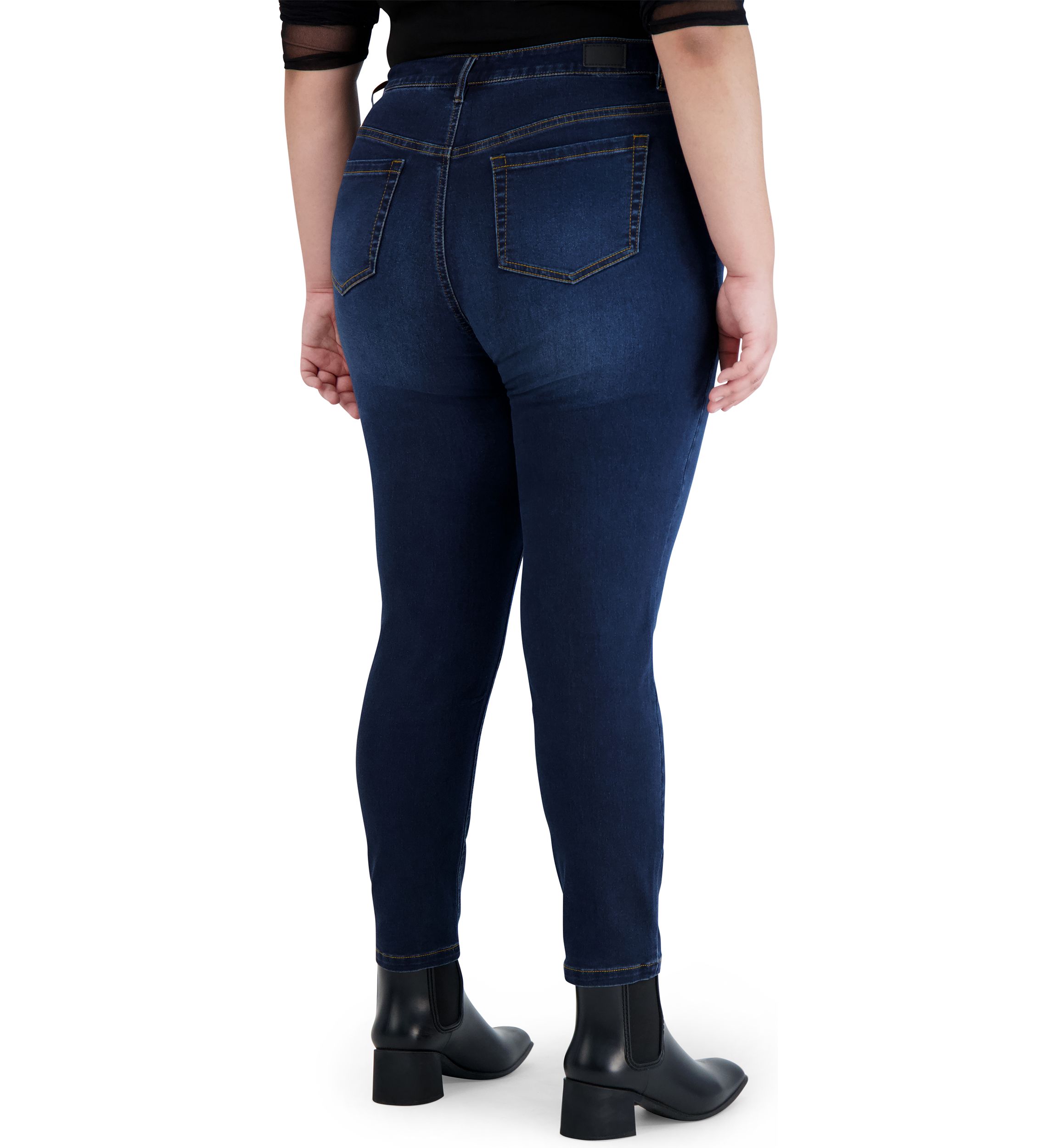 Plus Size High Rise Skinny Ankle Lexington Denim Jeans