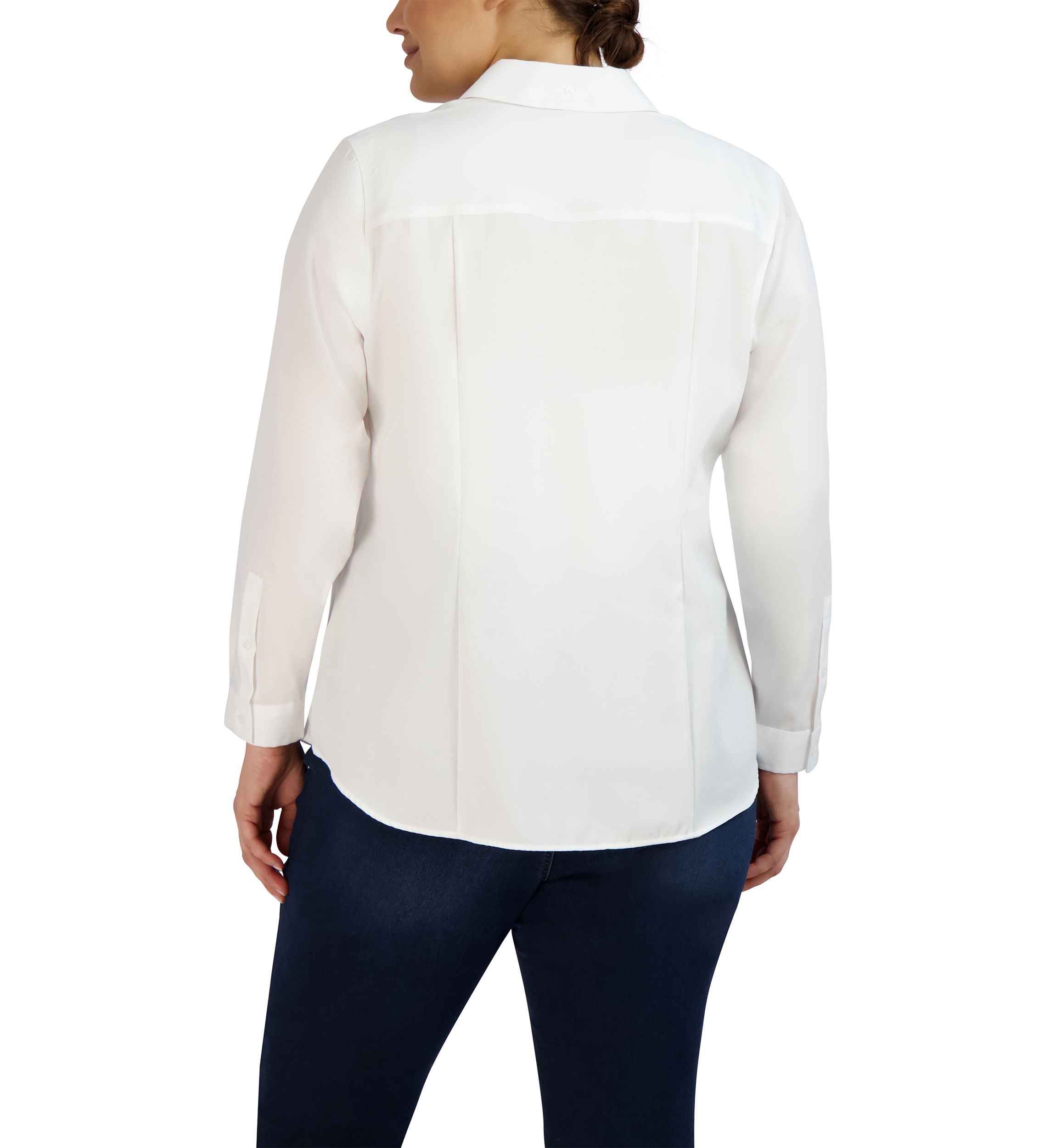 Plus Size Button Down Blouse
