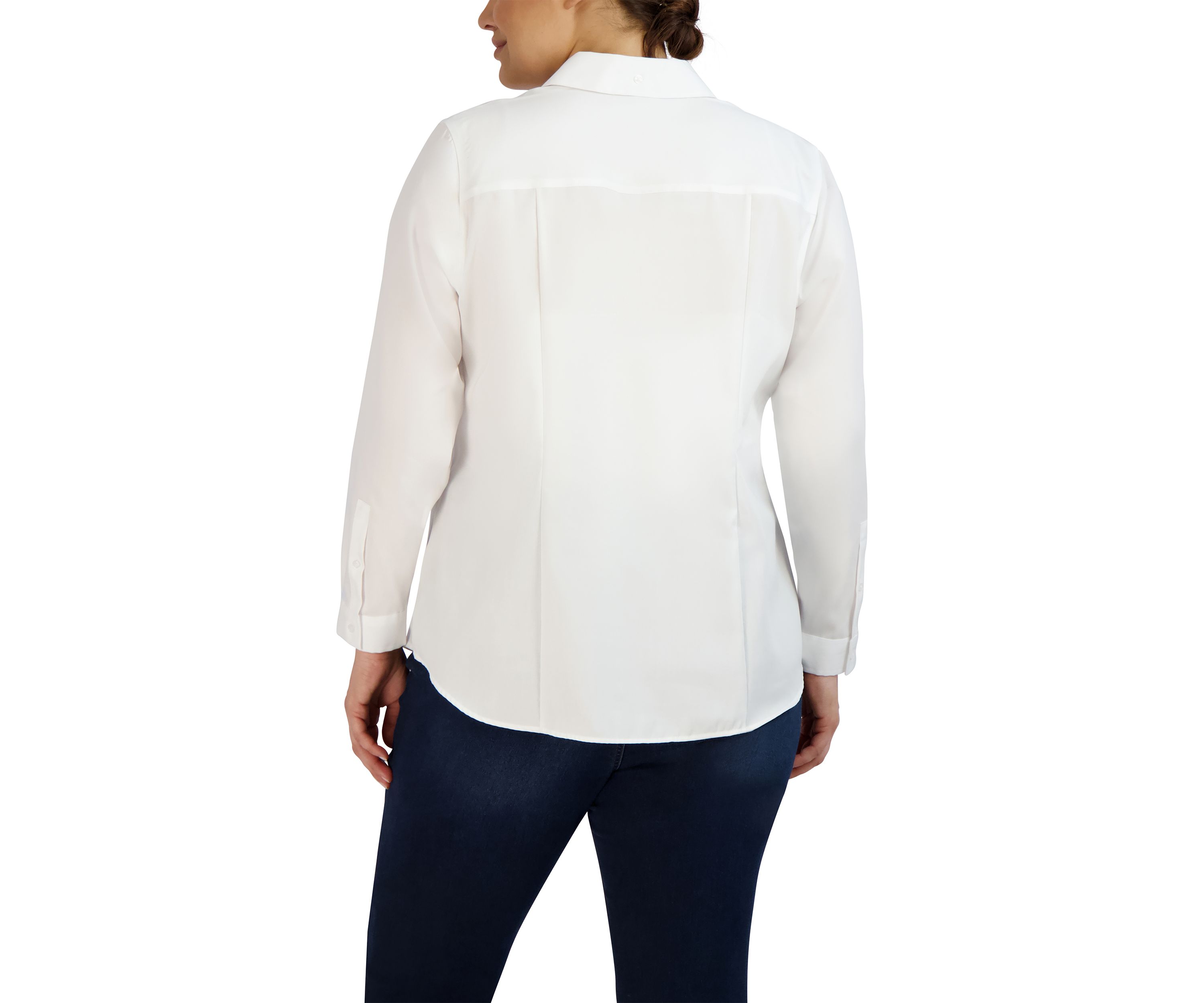 Plus Size Button Down Blouse