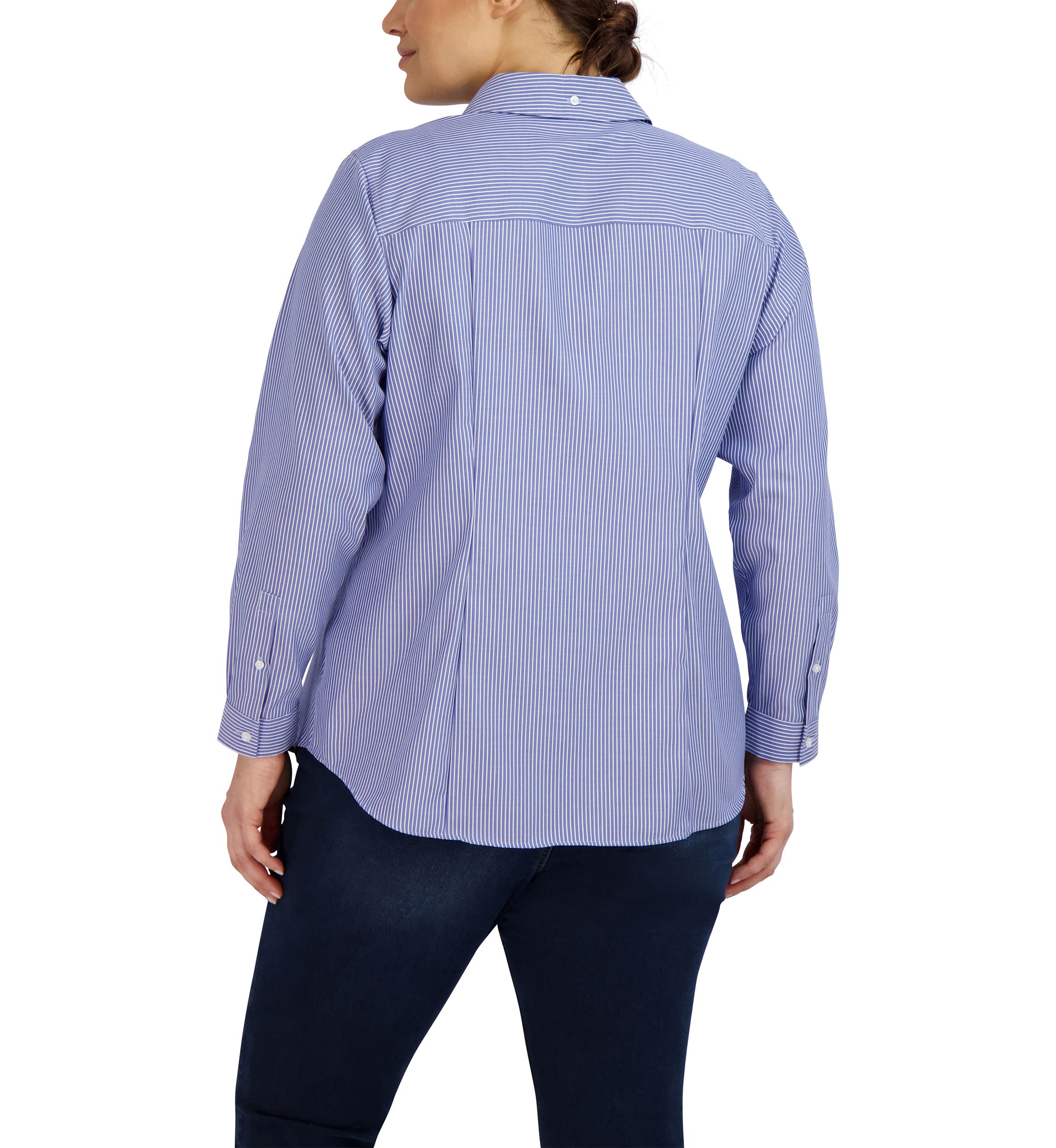 Plus Size Button Down Blouse 