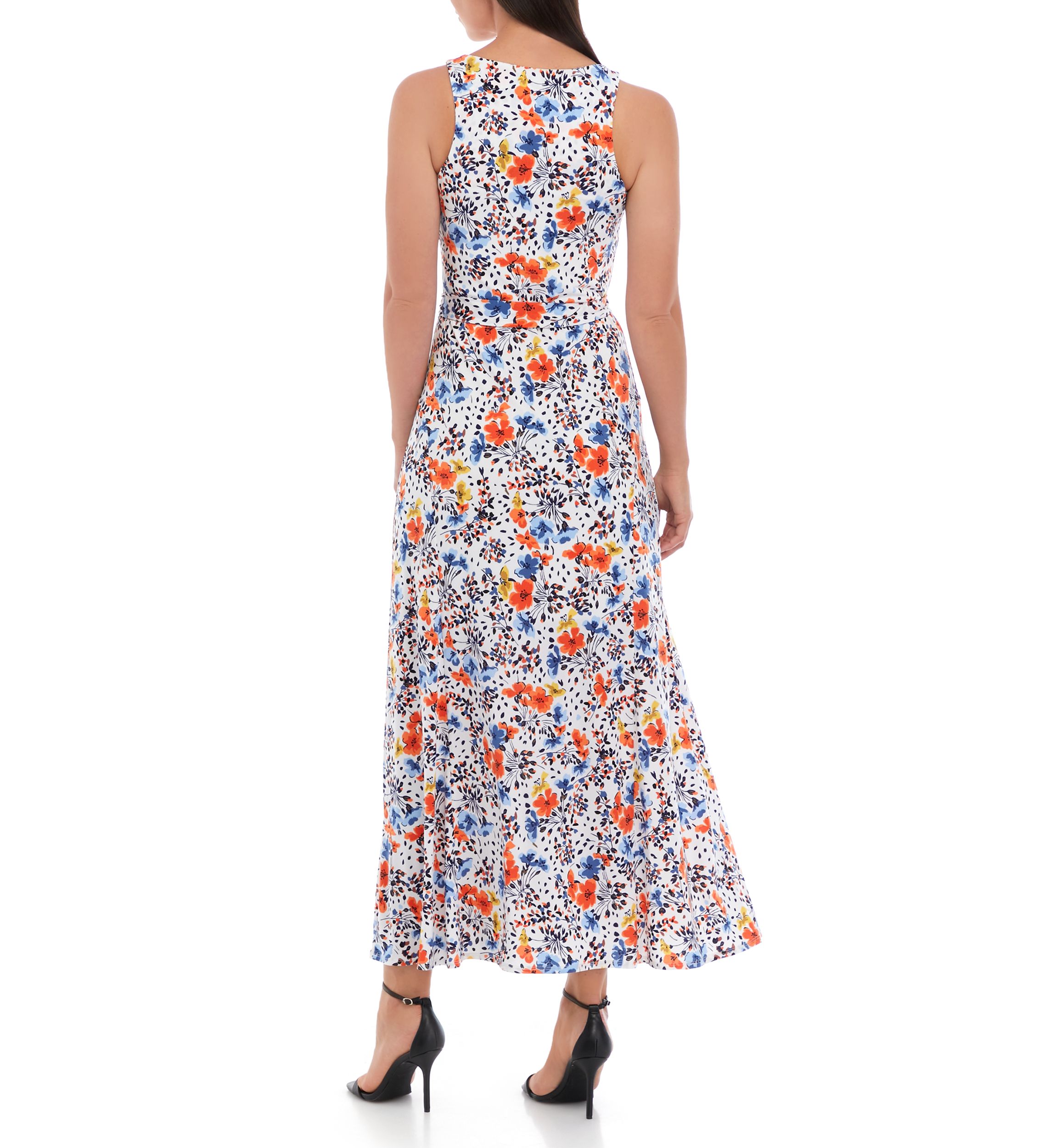 Womens Tank Dress with Self Tie Sash