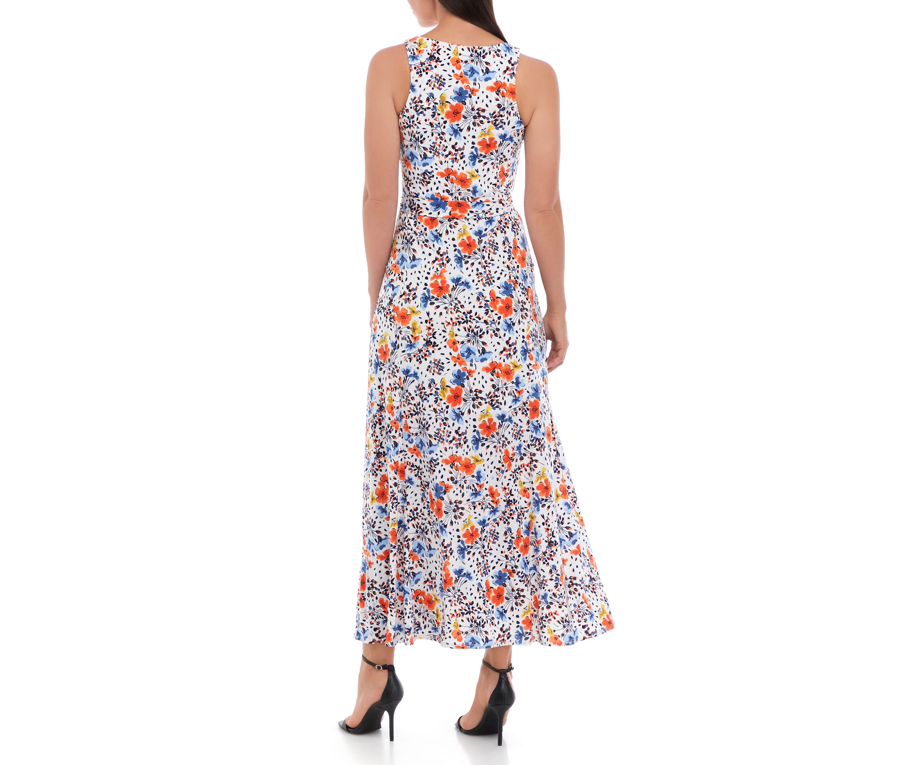 Womens Tank Dress with Self Tie Sash
