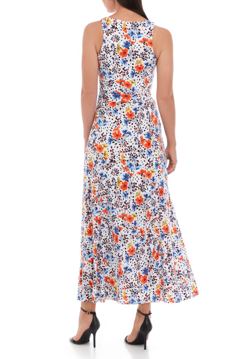 Womens Tank Dress with Self Tie Sash