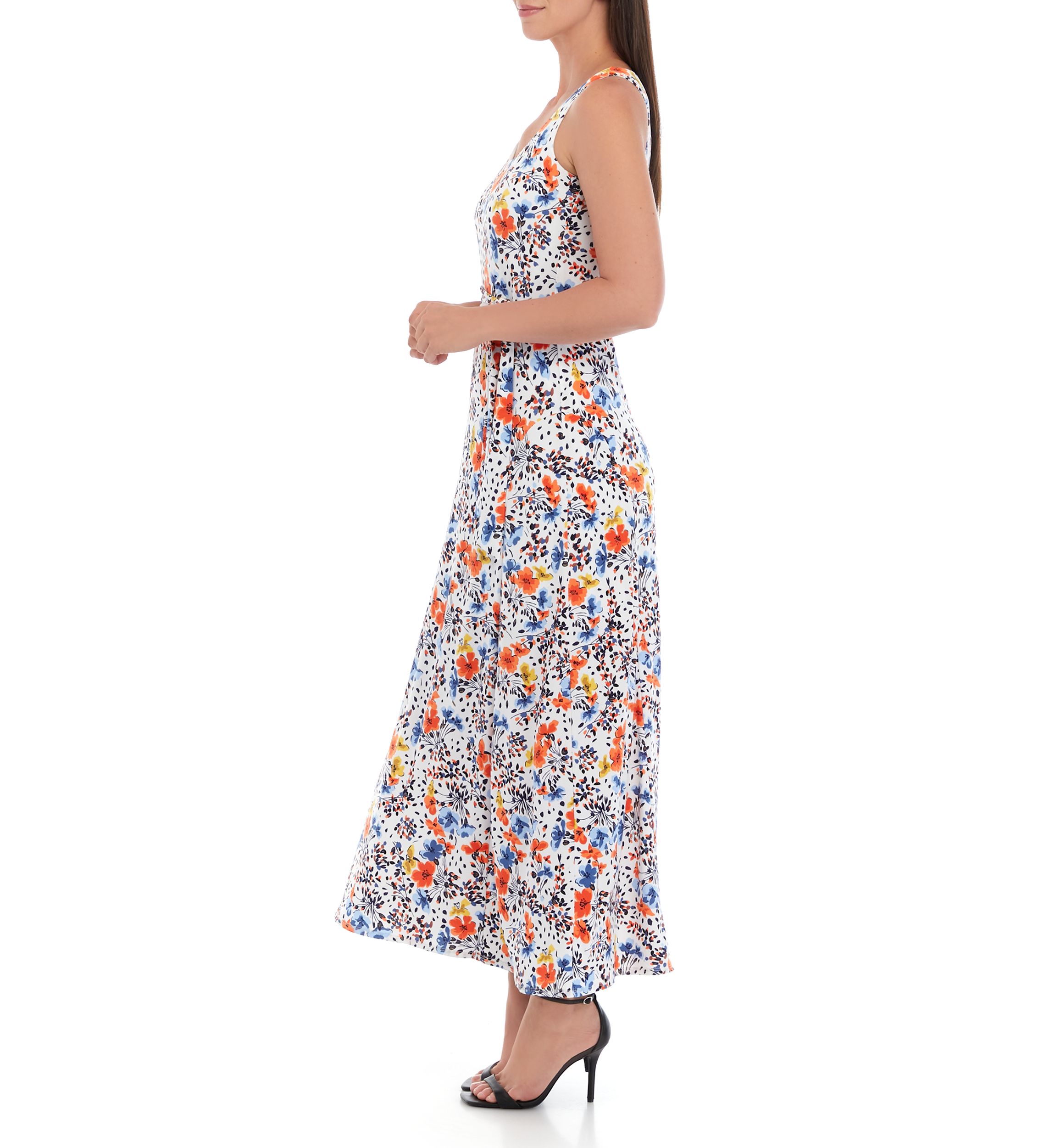 Womens Tank Dress with Self Tie Sash