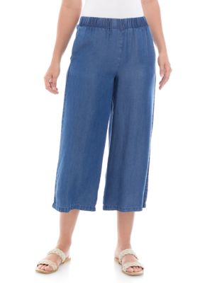 JONES NEW YORK Women's Pull On Wide Leg Crop Pants | belk