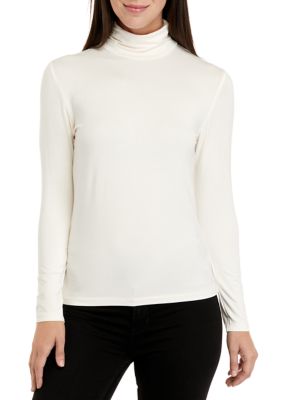 JONES NEW YORK Women's Long Sleeve Turtleneck Top