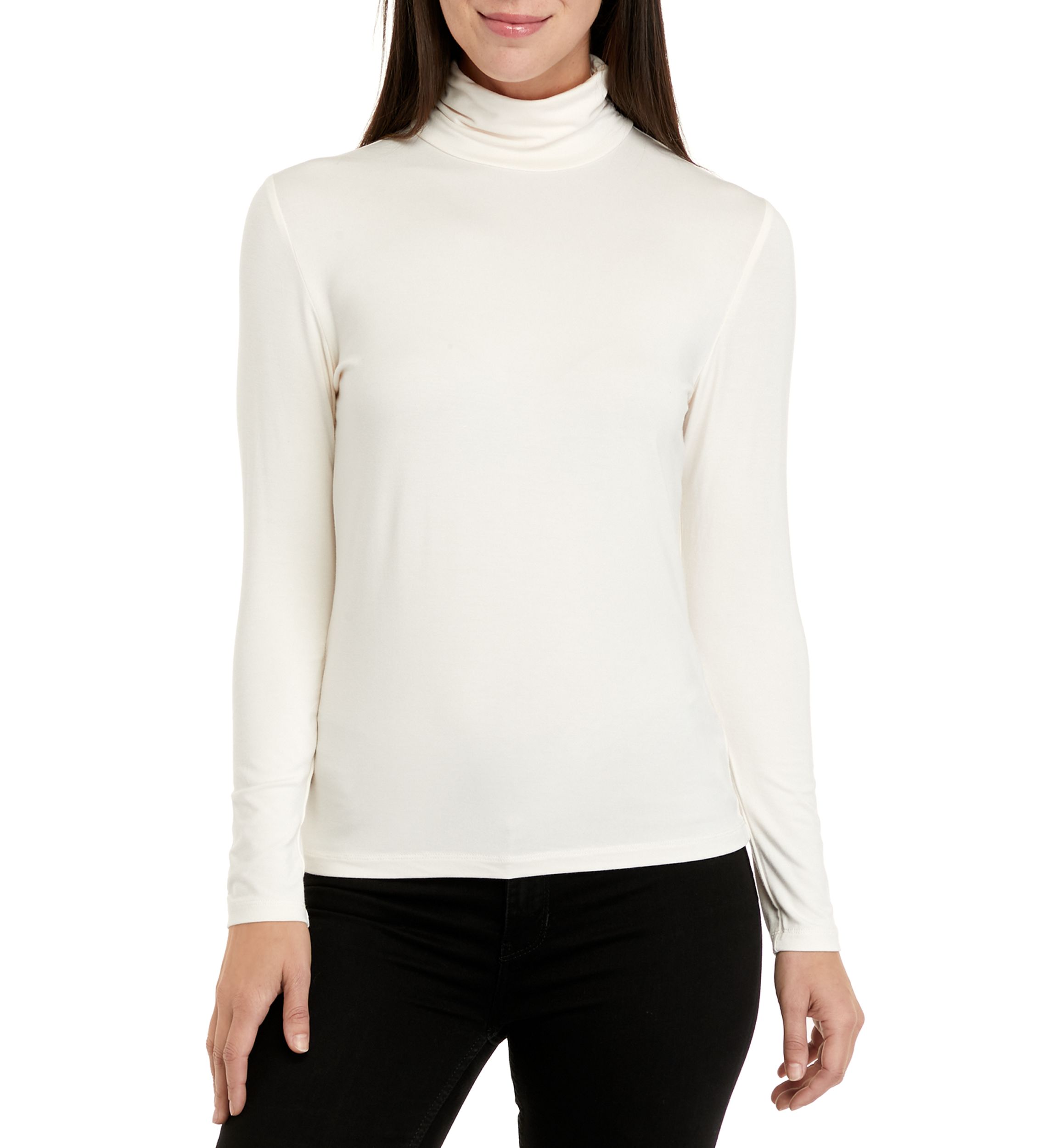 Womens Long Sleeve Turtleneck Top