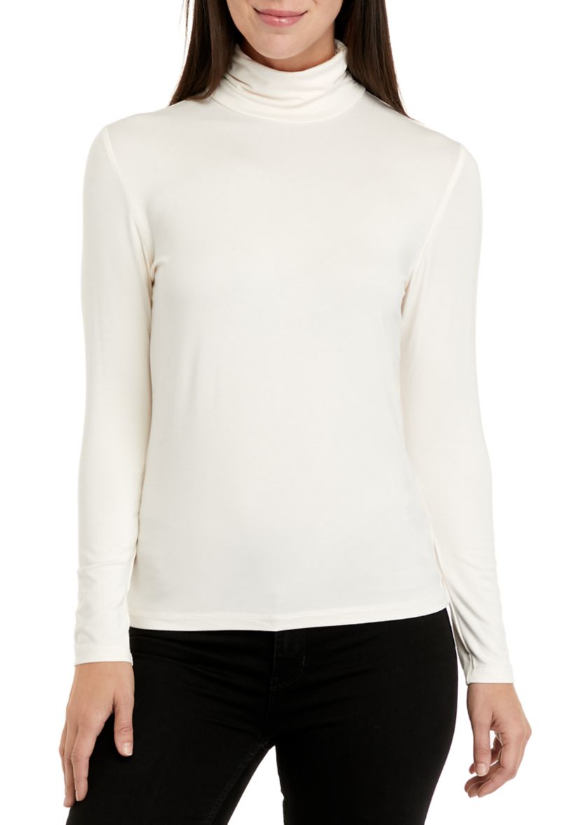 Womens Long Sleeve Turtleneck Top
