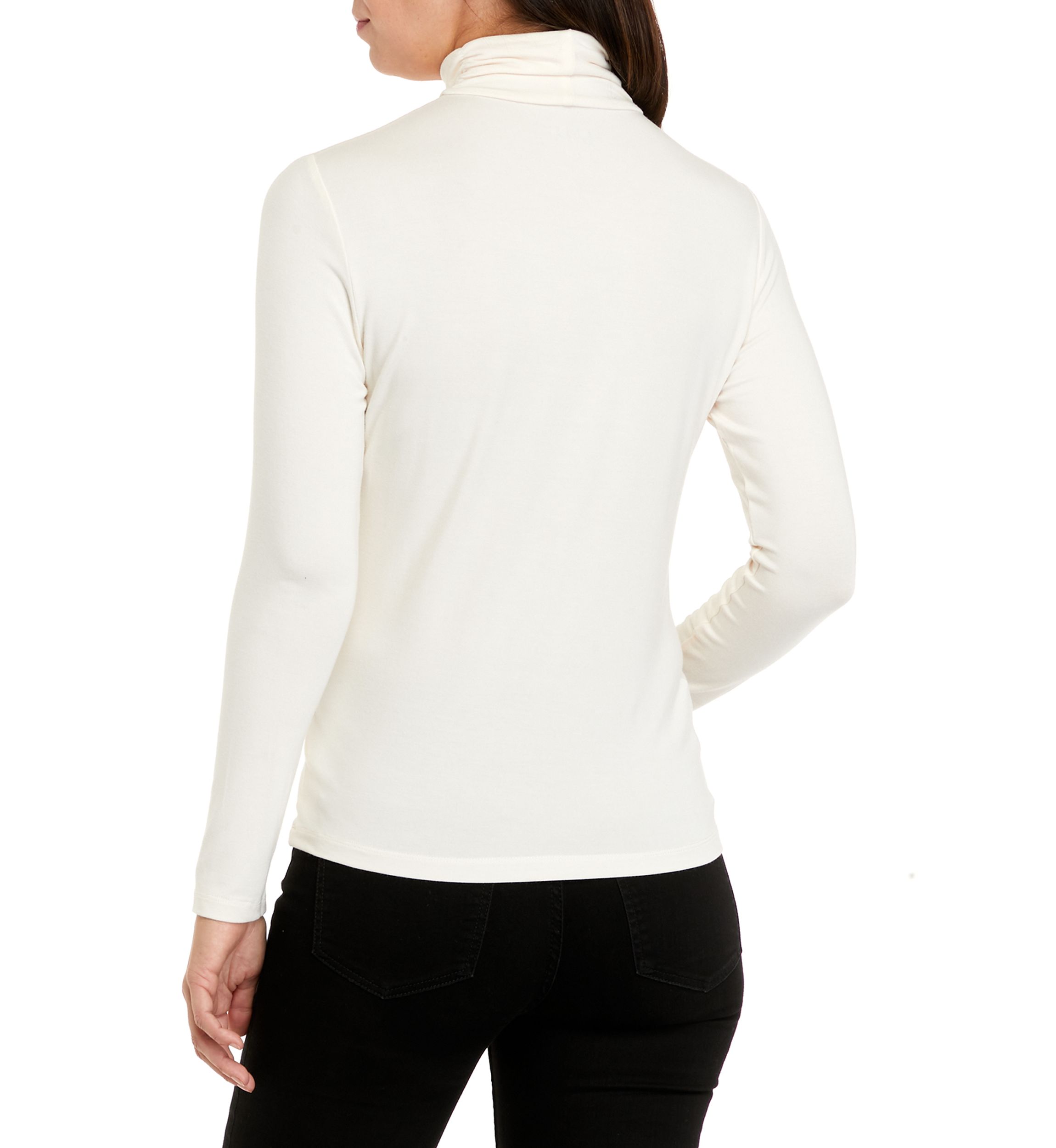 Womens Long Sleeve Turtleneck Top