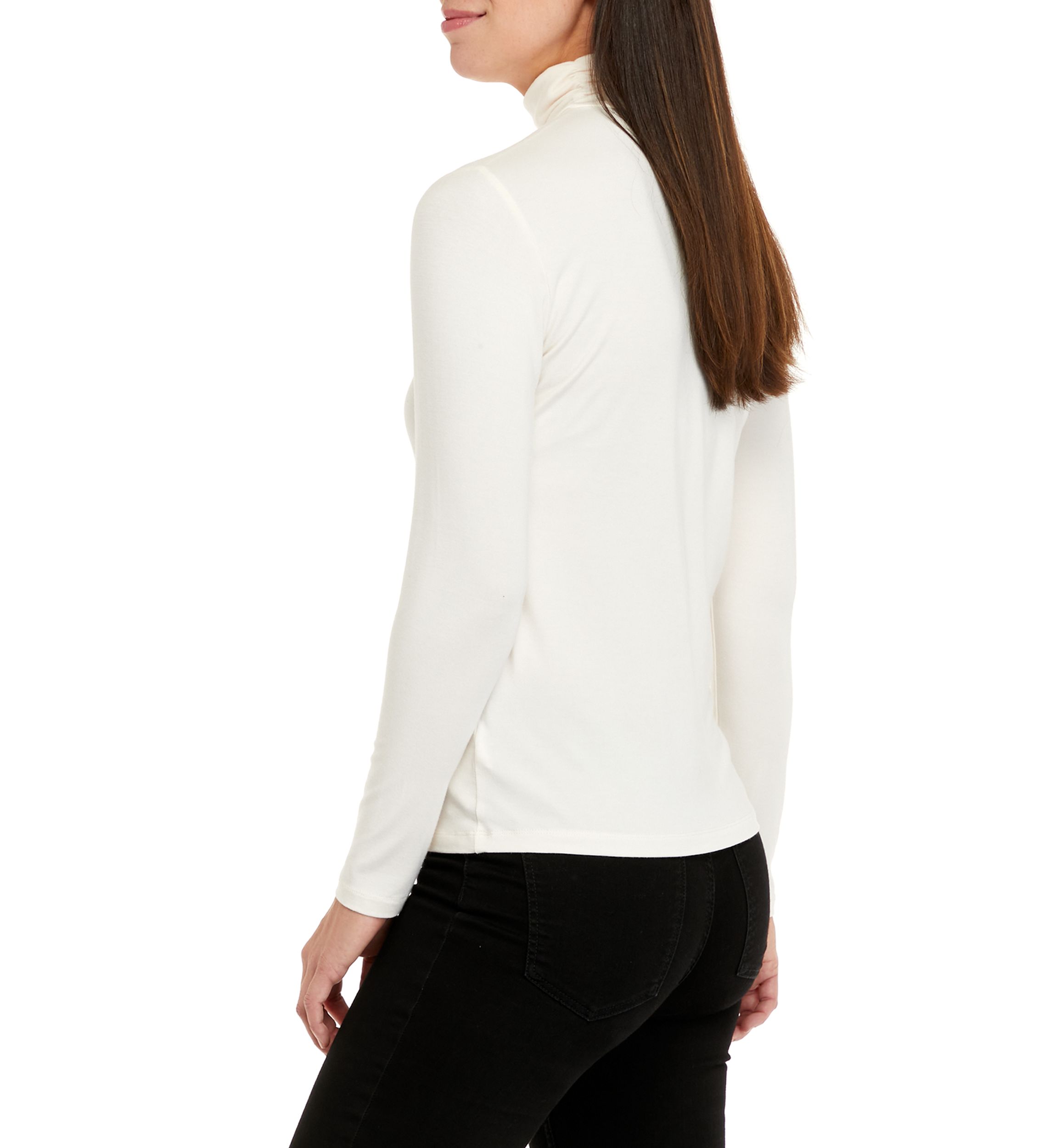 Womens Long Sleeve Turtleneck Top