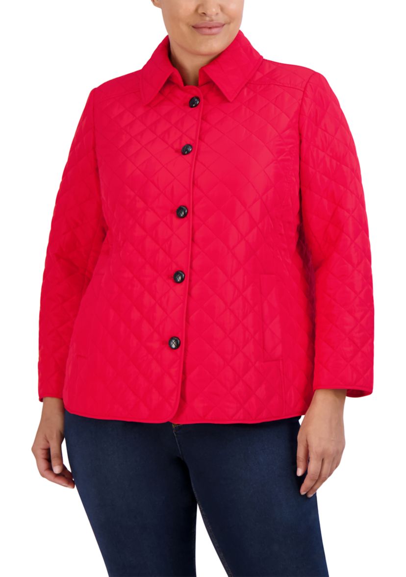 Plus Size 5 Button Jacket