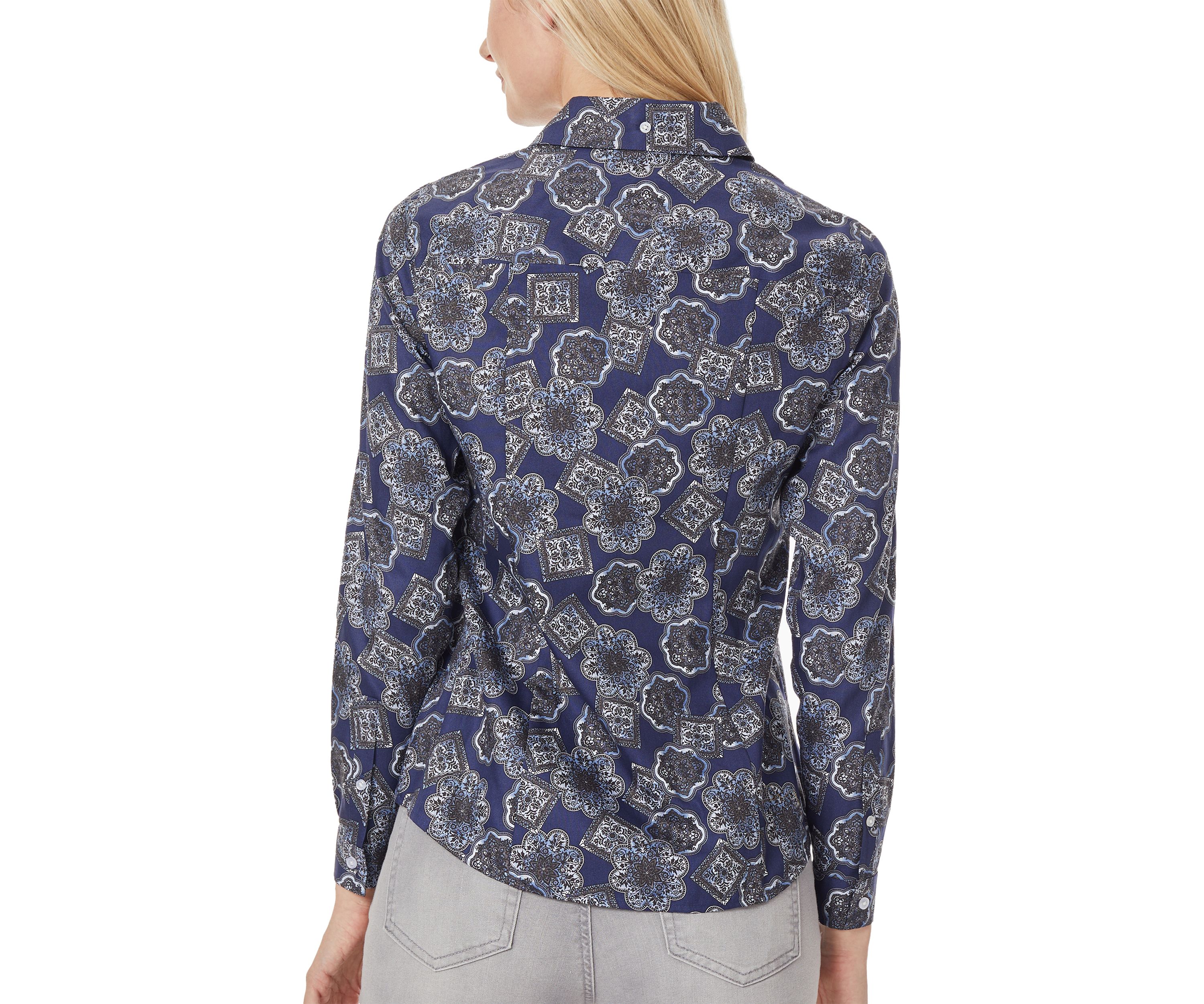 Womens Button Down Blouse