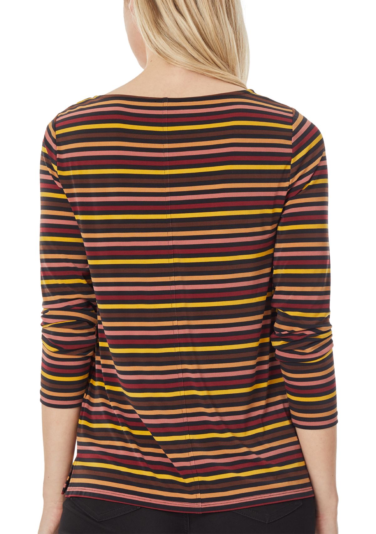 Womens Long Sleeve Boat Neck Pullover